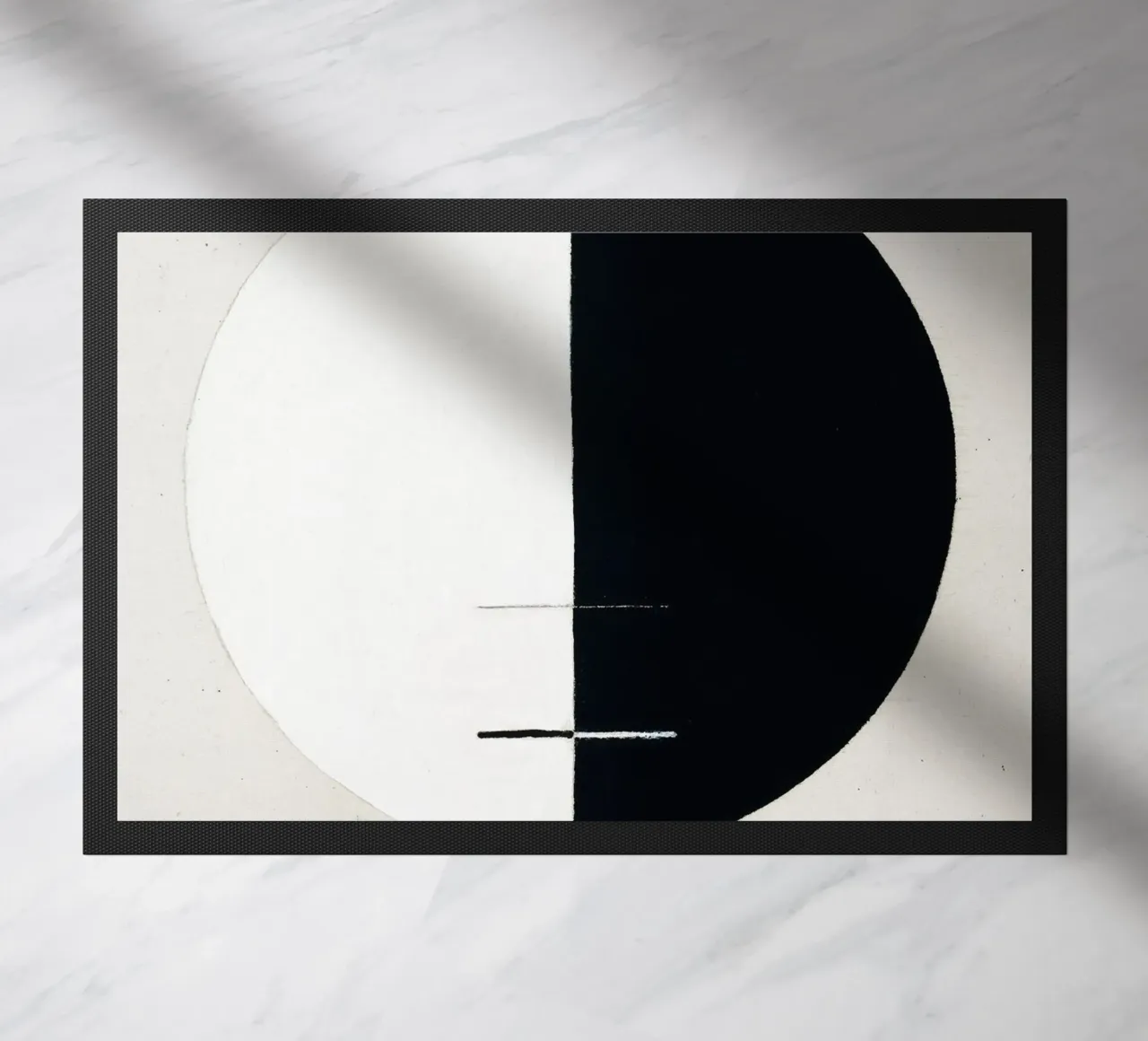 Le point de vue du Bouddha dans la vie terrestre n° 3 par Hilma Klint paillasson de Venus Art