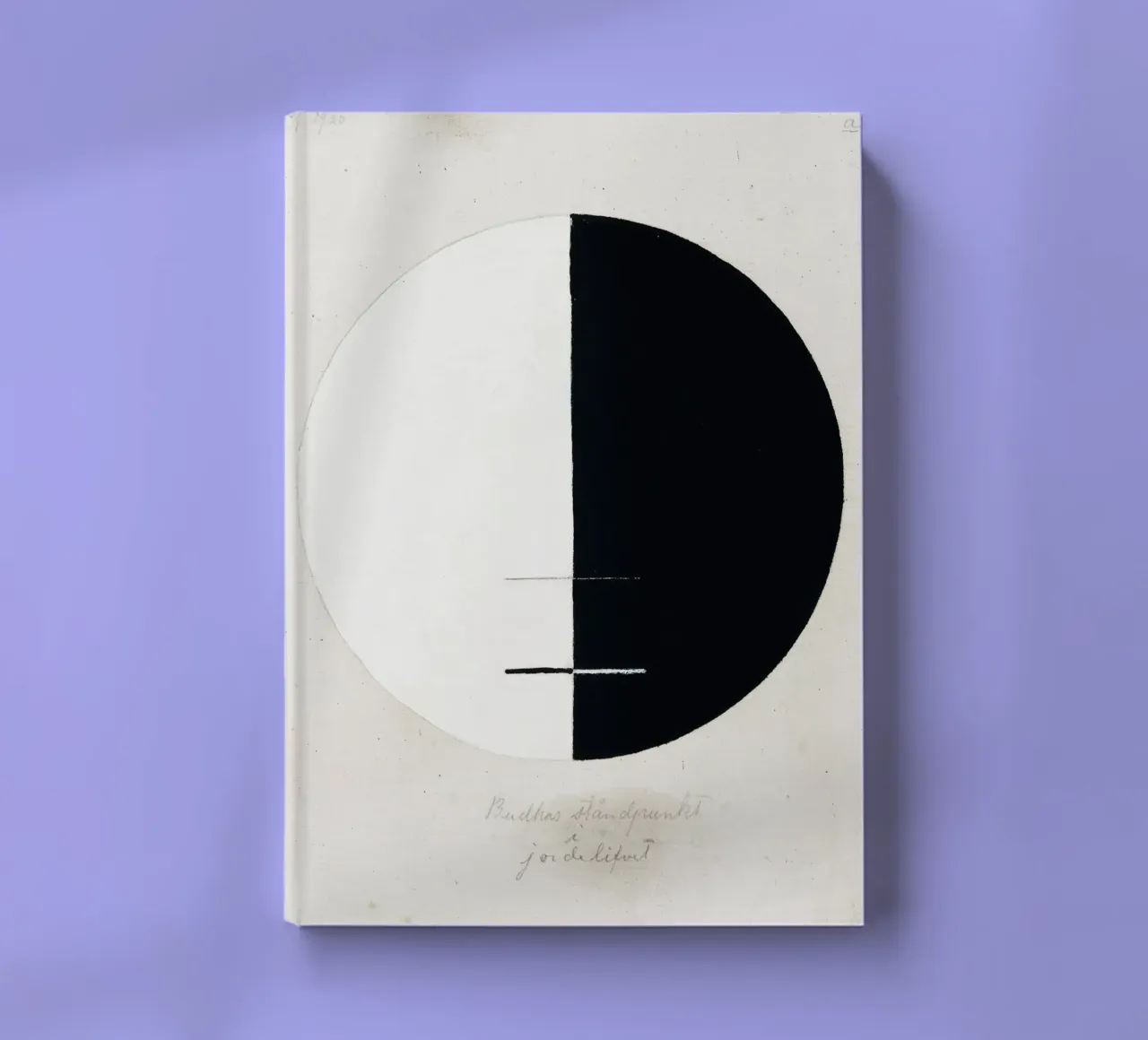 Le point de vue du Bouddha dans la vie terrestre n° 3 par Hilma Klint carnet de notes de Venus Art