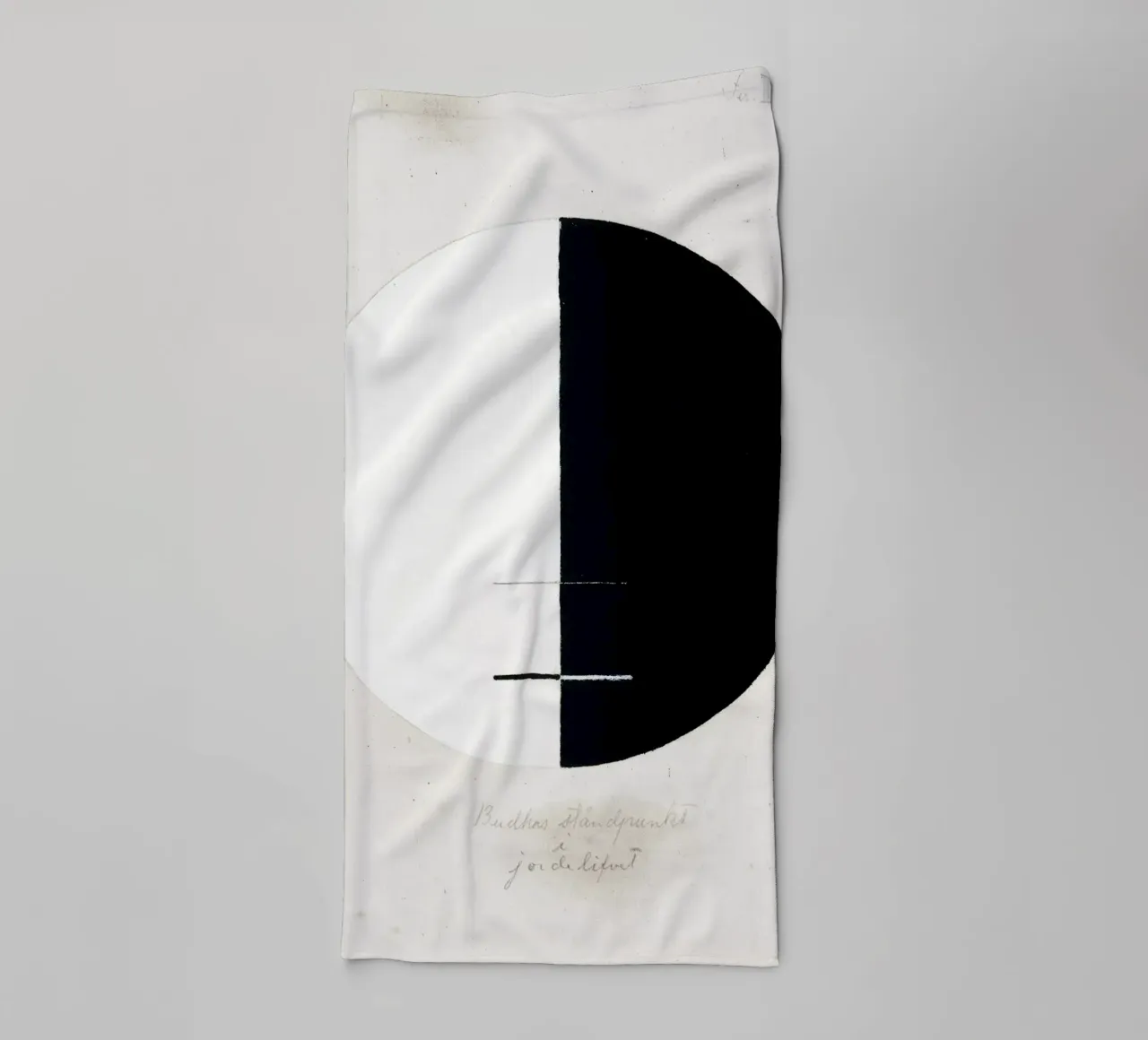 Le point de vue du Bouddha dans la vie terrestre n° 3 par Hilma Klint serviette de bain de Venus Art