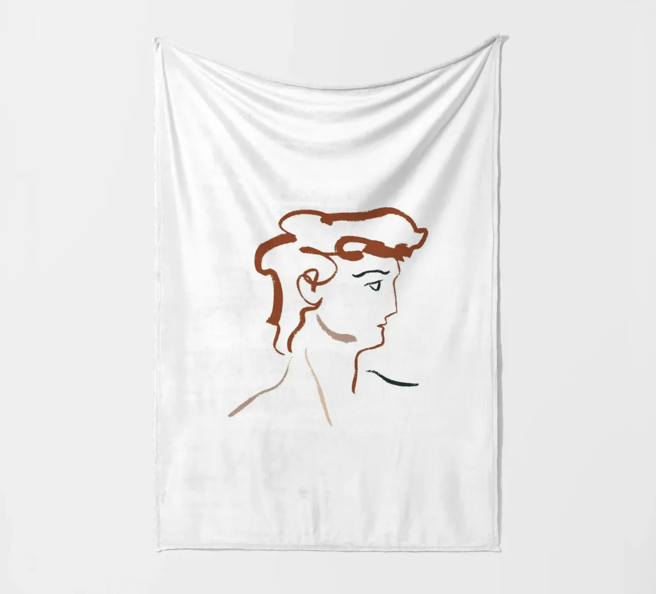 Calm Line No 05 coperta in pile da treechild