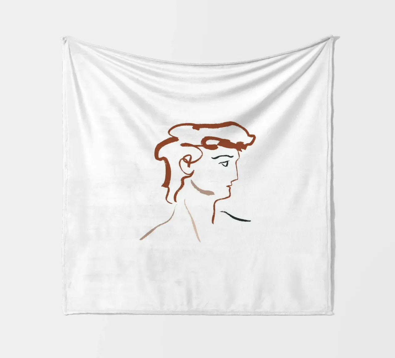 Calm Line No 05 coperta in pile da treechild