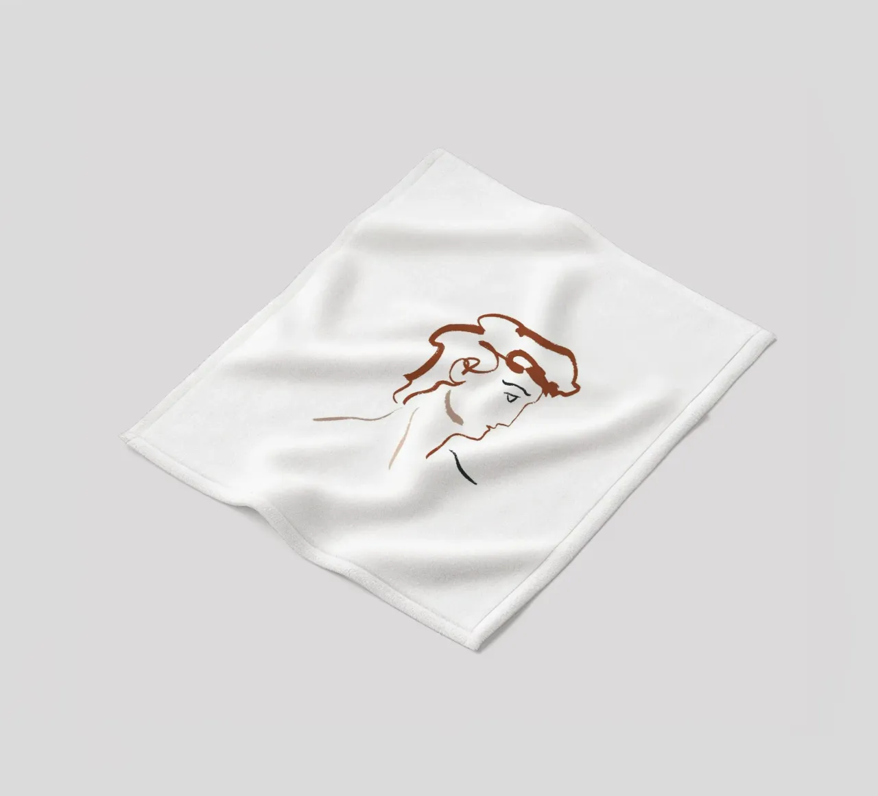 Calm Line No 05 coperta in pile da treechild