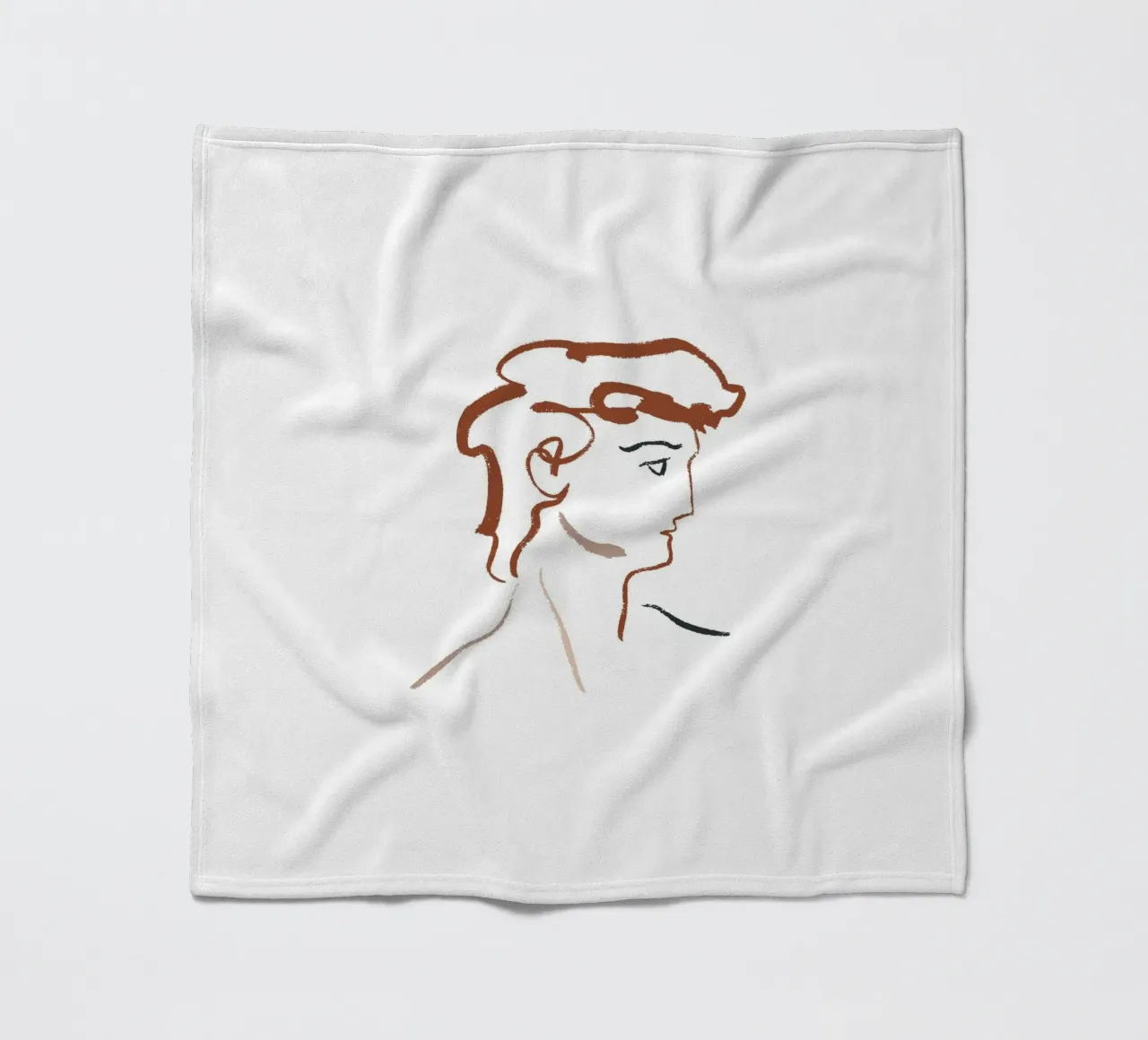 Calm Line No 05 coperta in pile da treechild