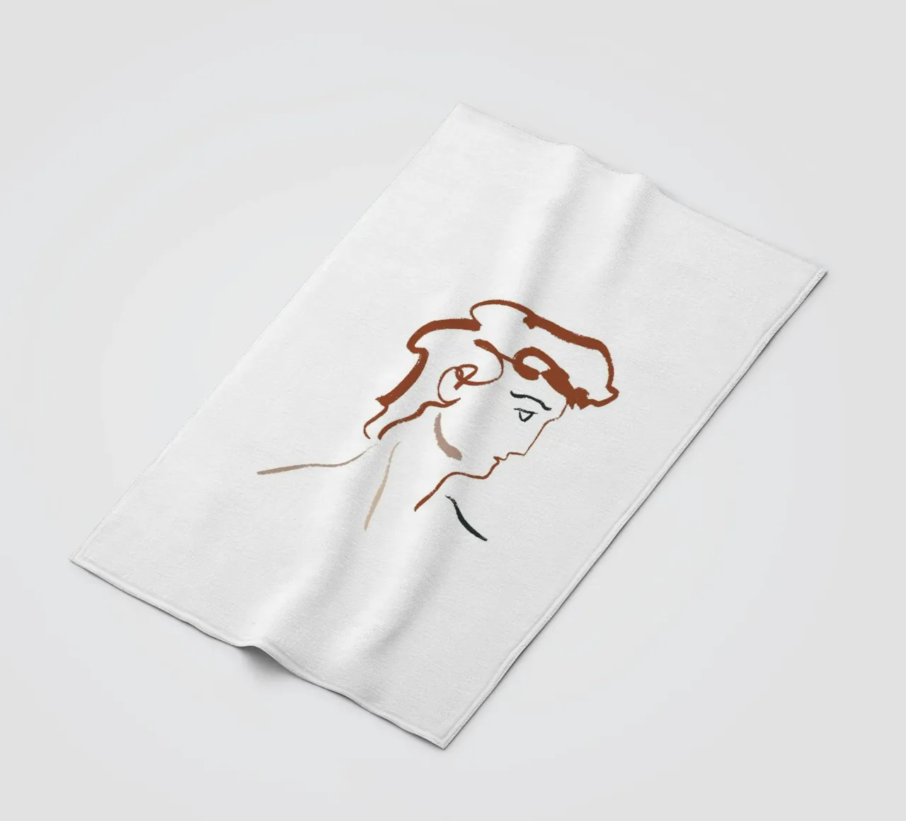 Calm Line No 05 coperta in pile da treechild