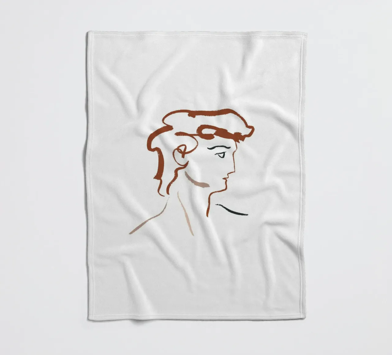 Calm Line No 05 coperta in pile da treechild