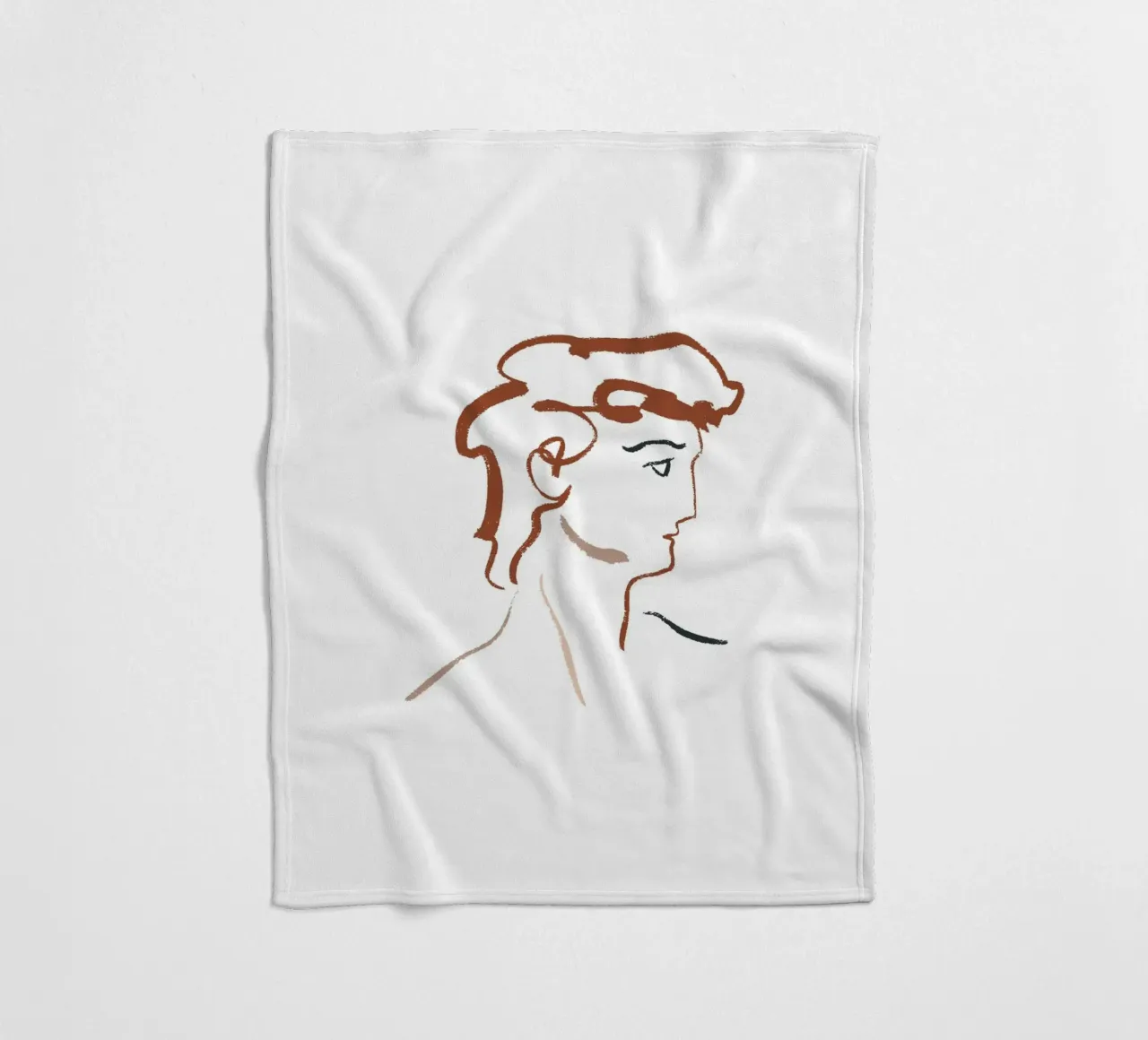 Calm Line No 05 coperta in pile da treechild