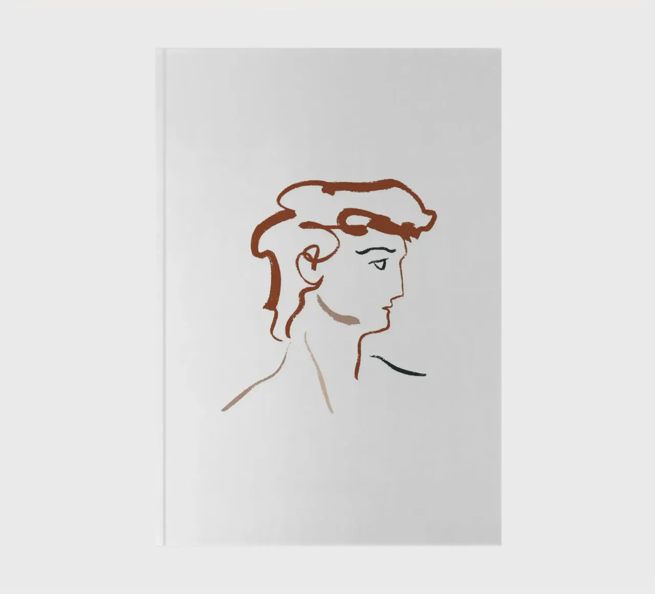 Calm Line No 05 notebook by treechild