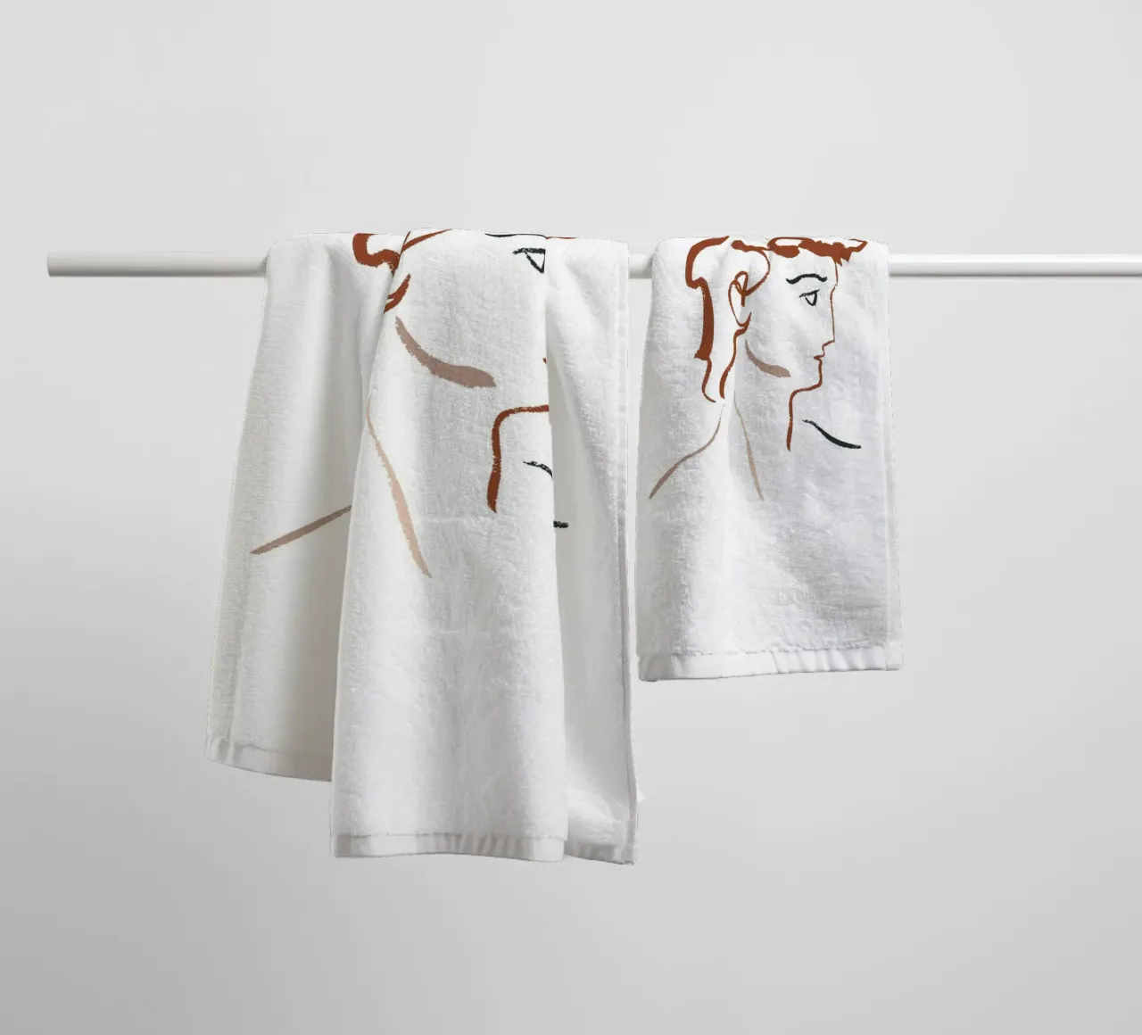 Calm Line No 05 asciugamano da bagno da treechild