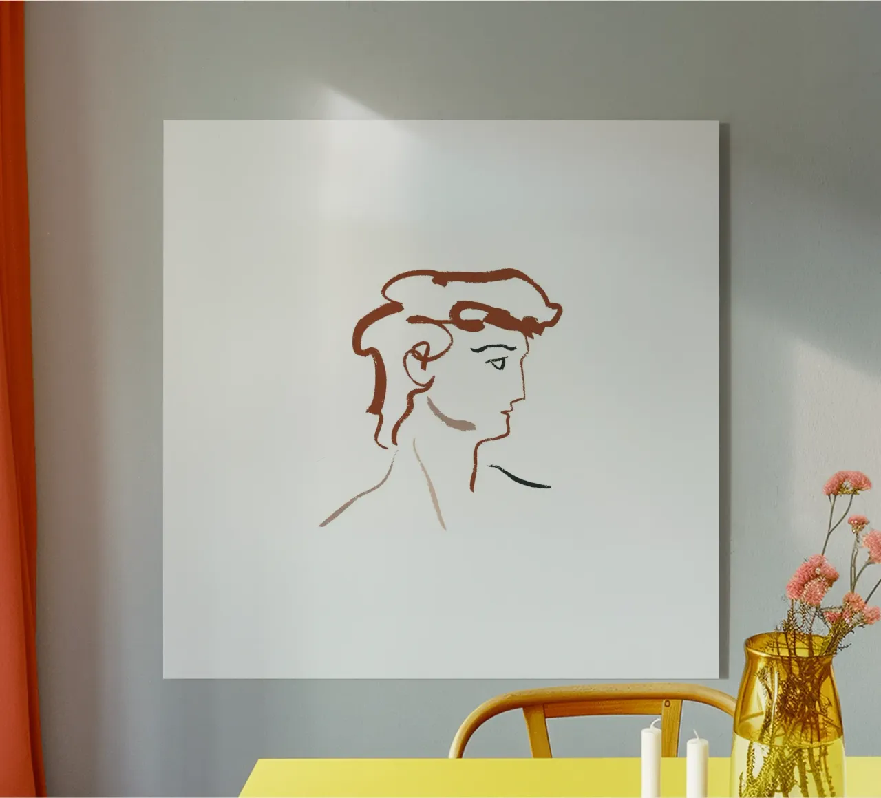 Calm Line No 05 plexiglass da treechild