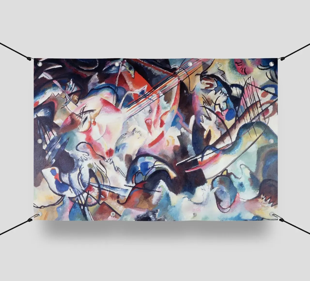 Wassily Kandinsky telo in pvc da Maegan