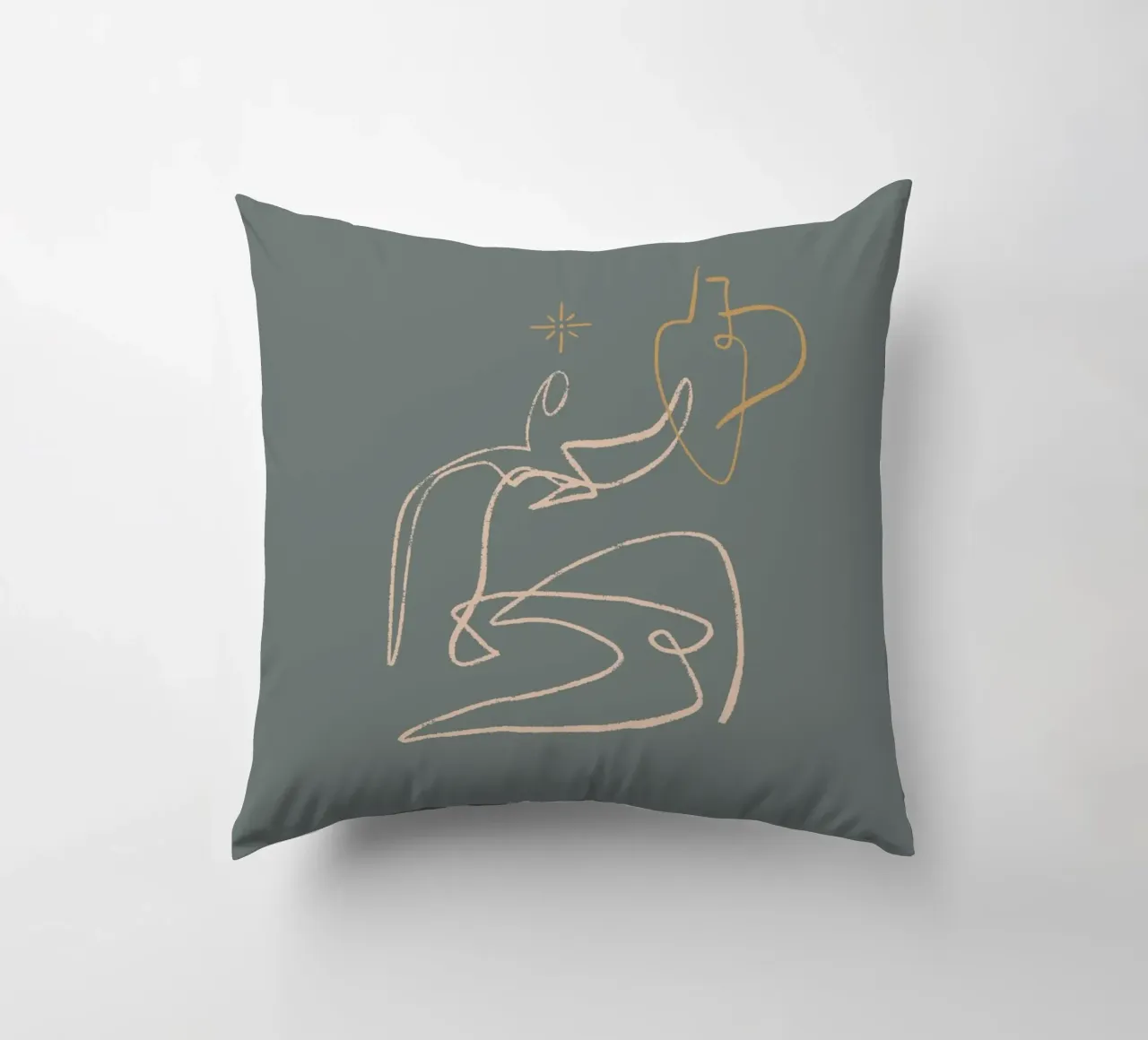 Calm Line No 06 cuscino da treechild