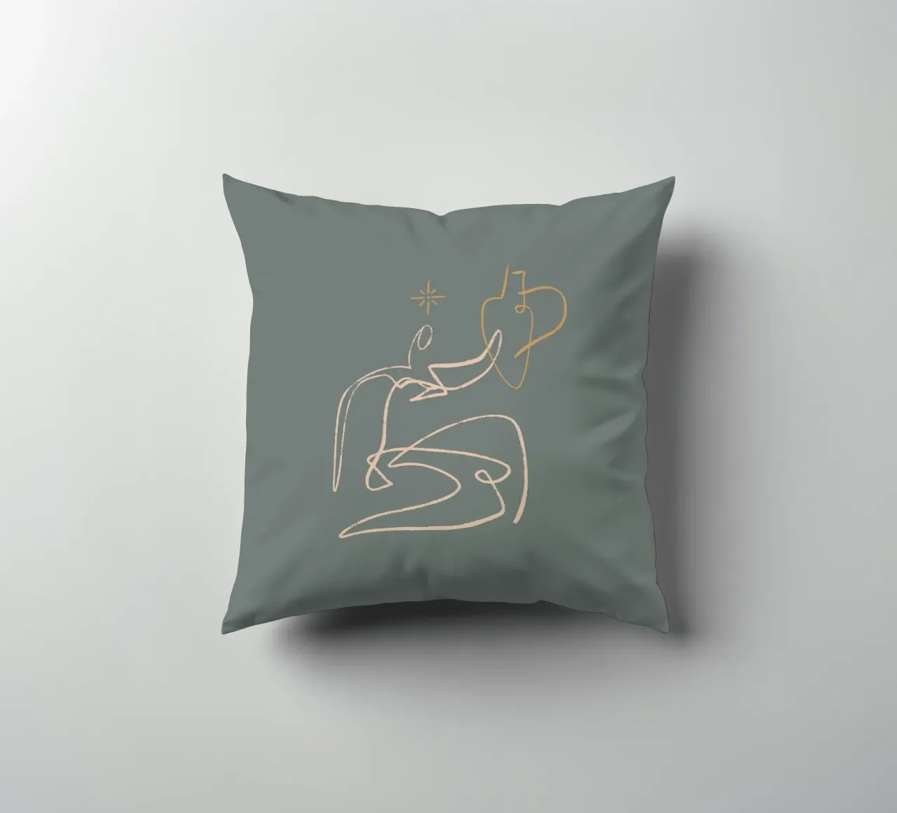 Calm Line No 06 cuscino da treechild