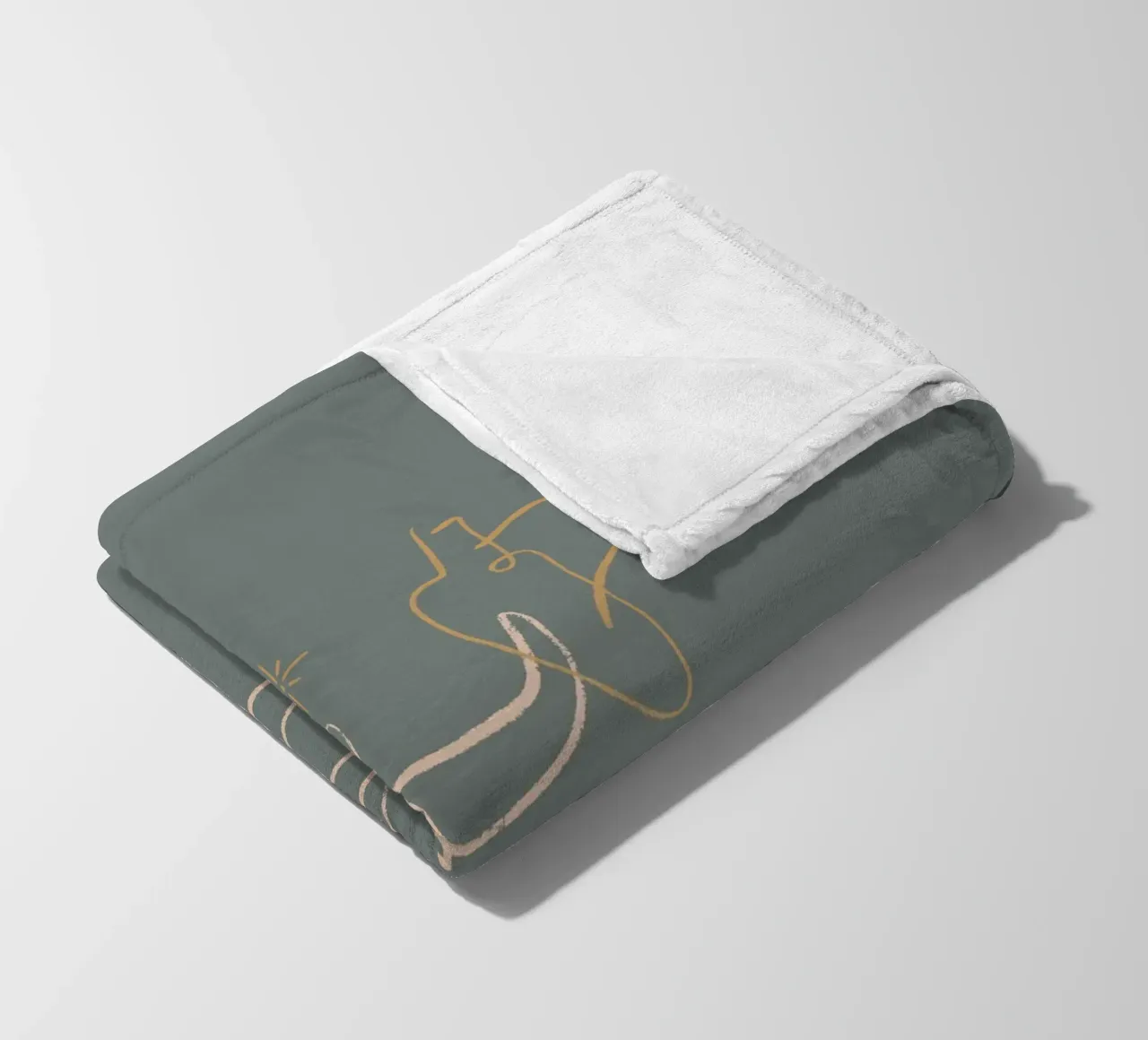 Calm Line No 06 coperta in pile da treechild
