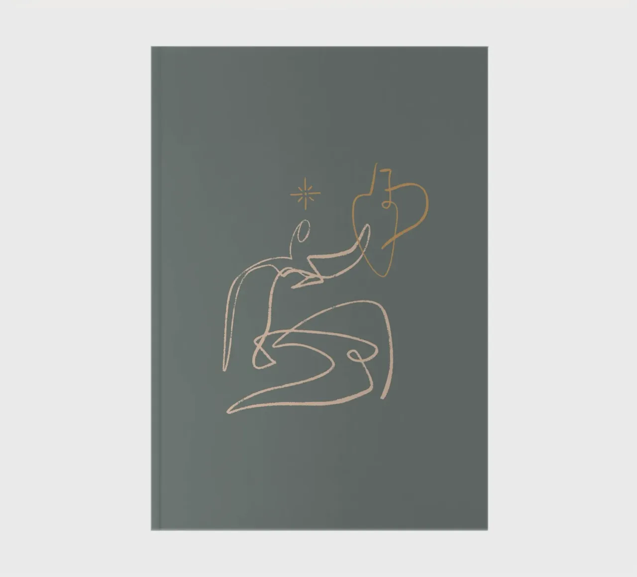 Calm Line No 06 notebook by treechild