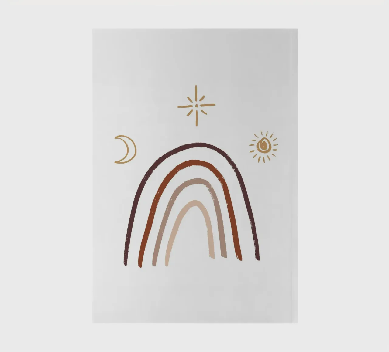 Calm Line No 07 notebook by treechild