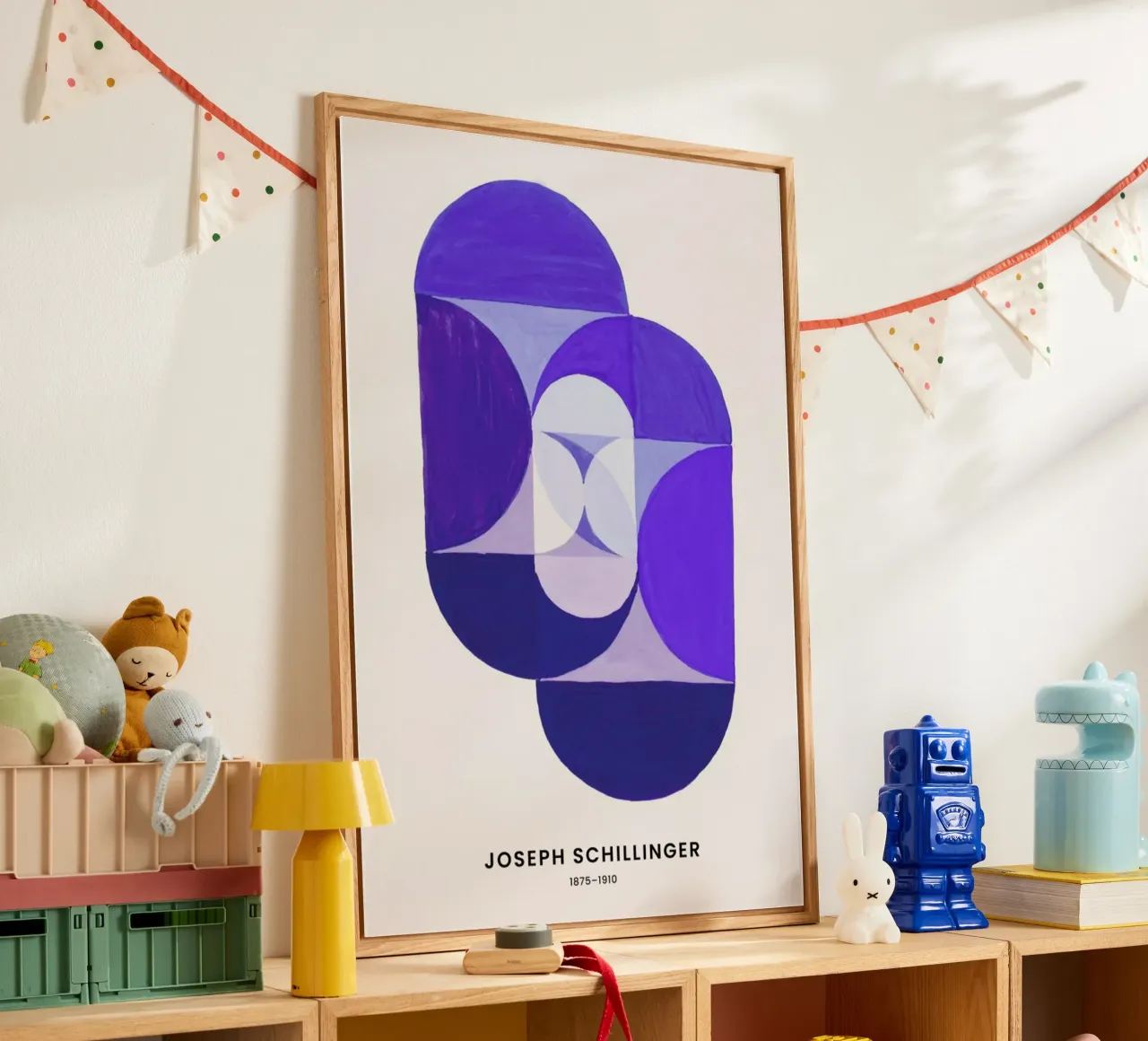 Schillinger - Key Blue plexiglass da Vintage by JUNIQE