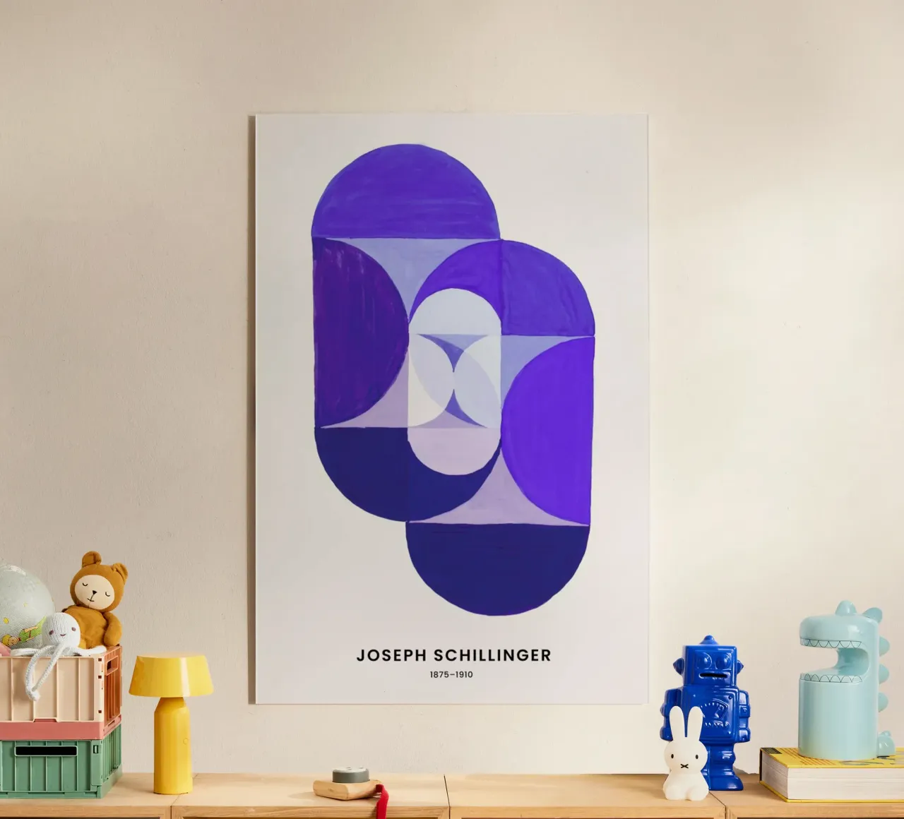 Schillinger - Key Blue plexiglass da Vintage by JUNIQE