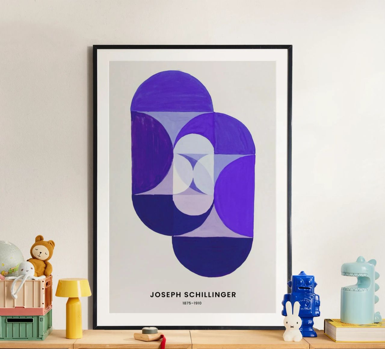Schillinger - Key Blue poster van Vintage by JUNIQE