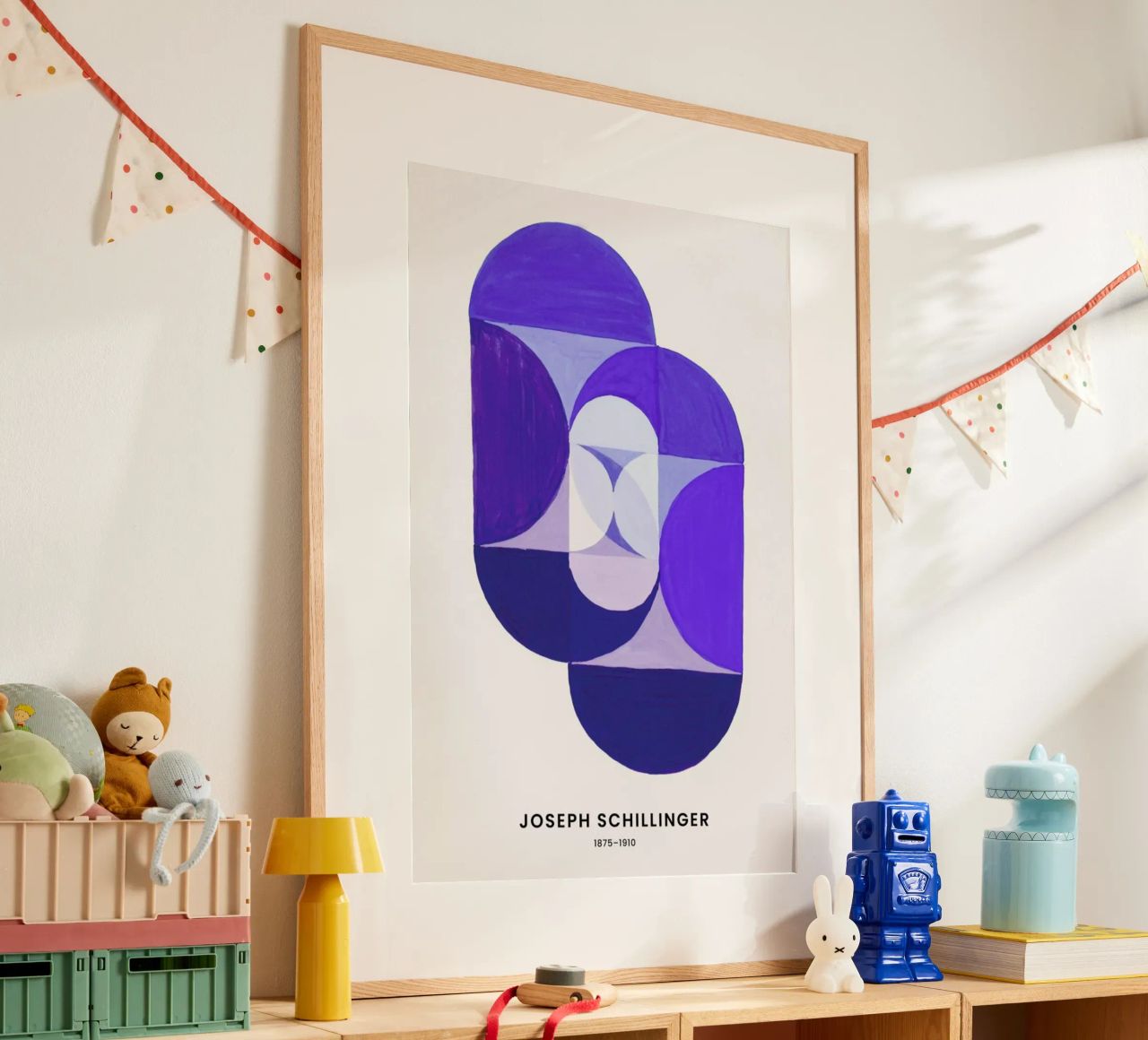 Schillinger - Key Blue poster van Vintage by JUNIQE