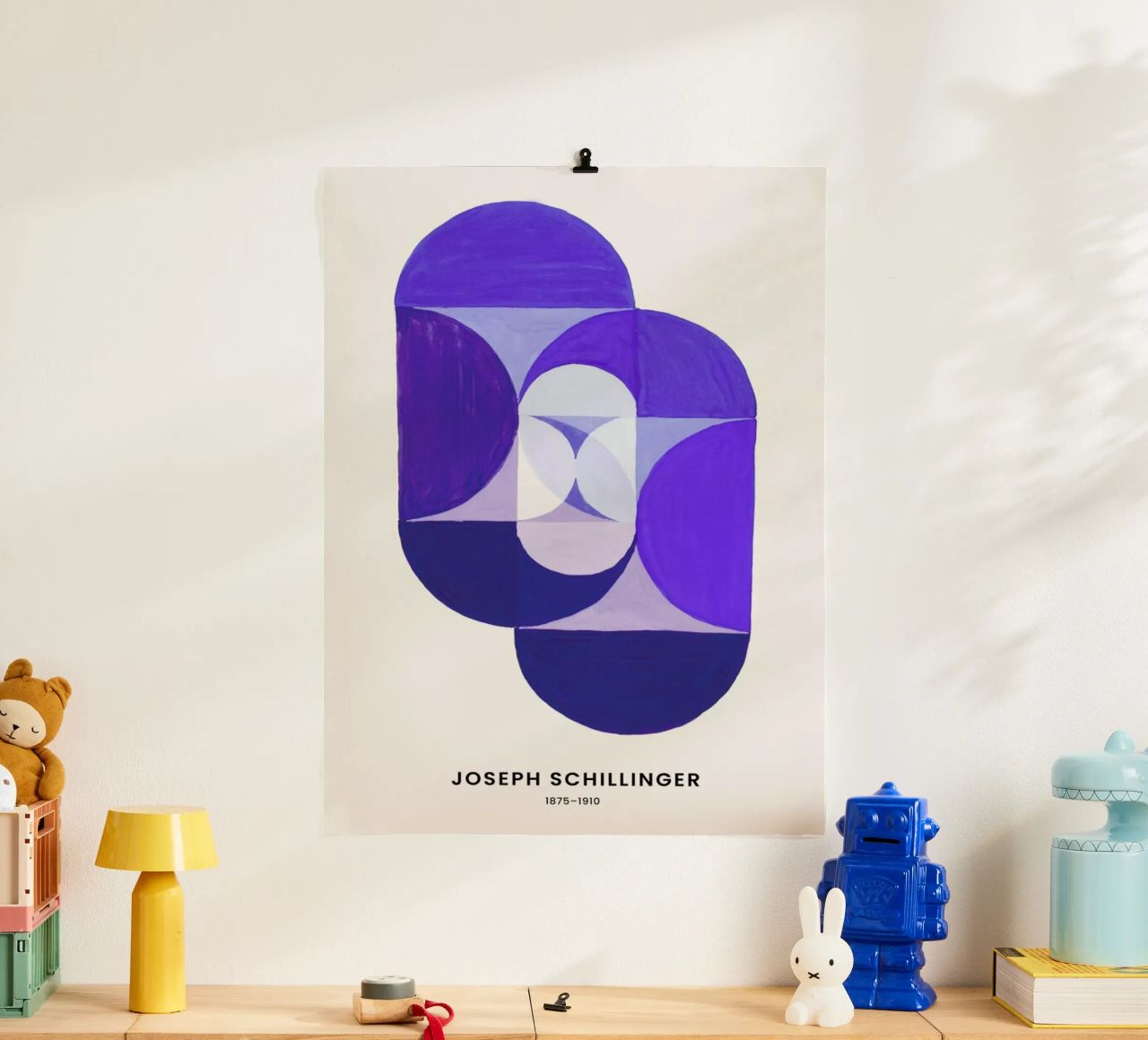 Schillinger - Key Blue poster van Vintage by JUNIQE