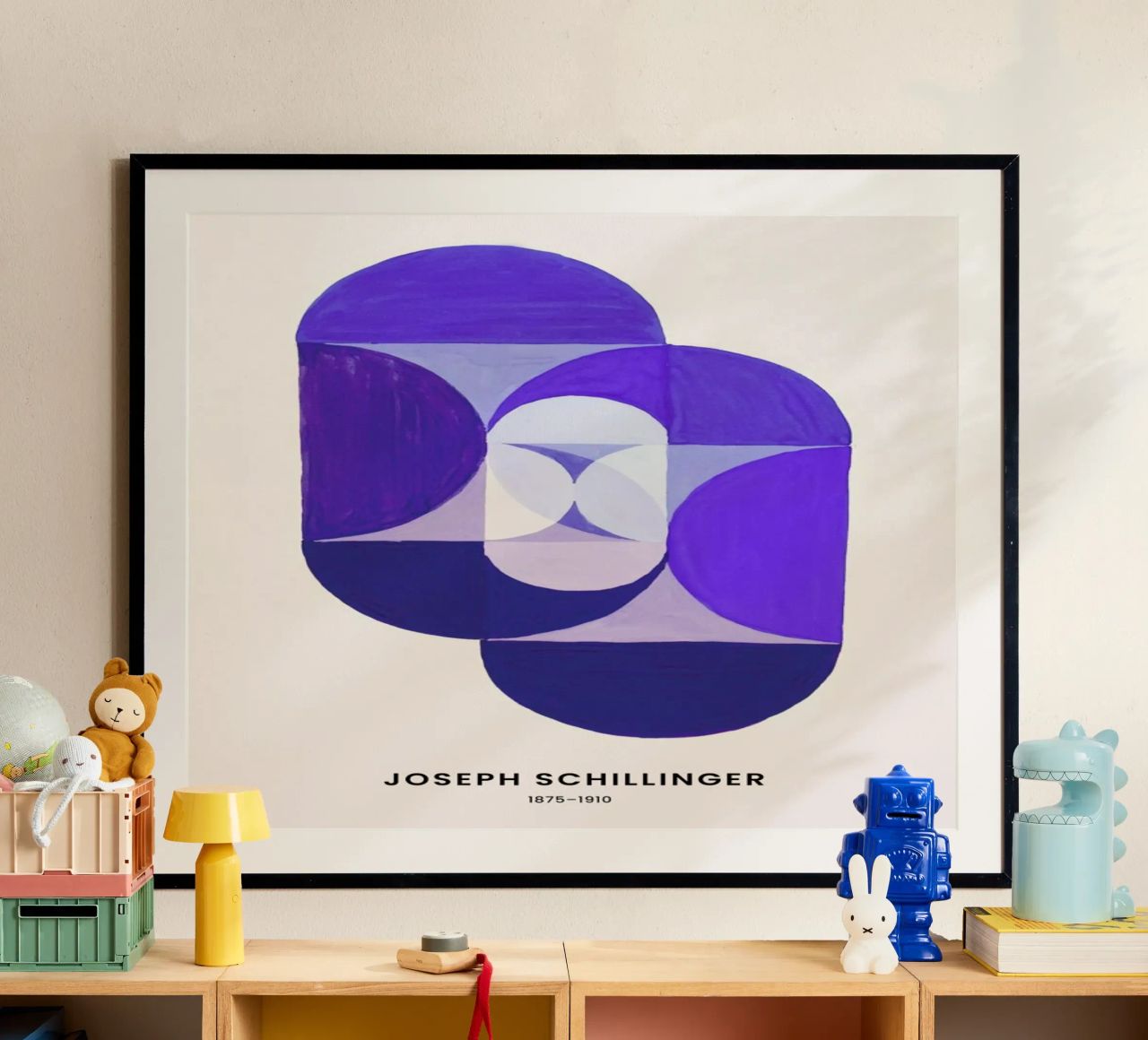 Schillinger - Key Blue poster van Vintage by JUNIQE