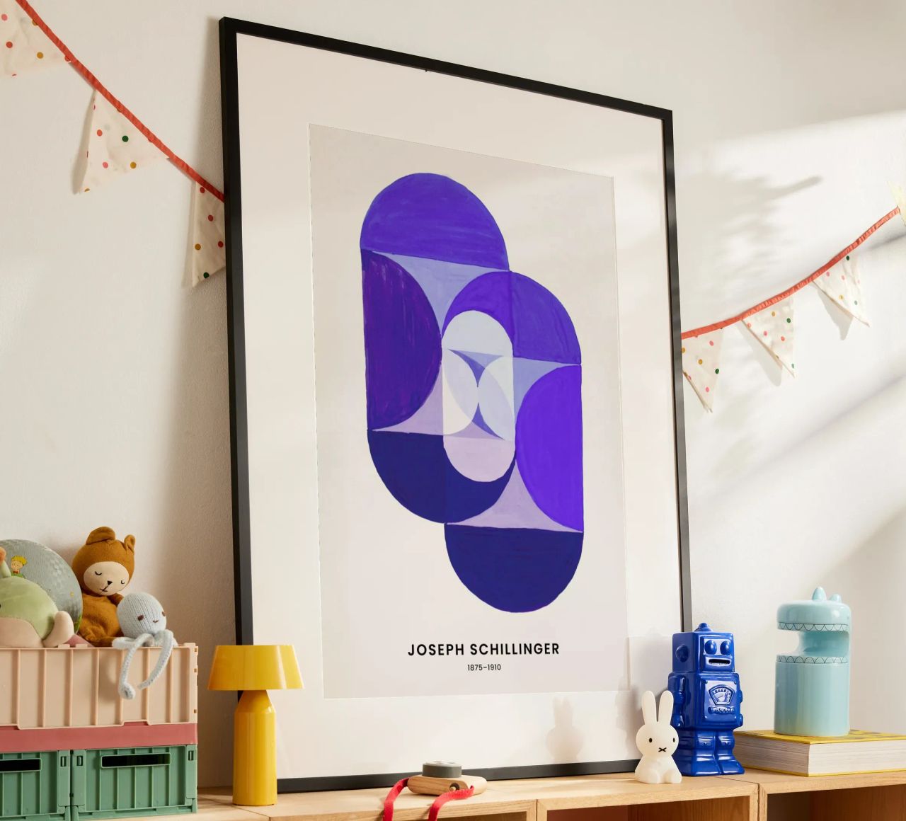 Schillinger - Key Blue poster van Vintage by JUNIQE