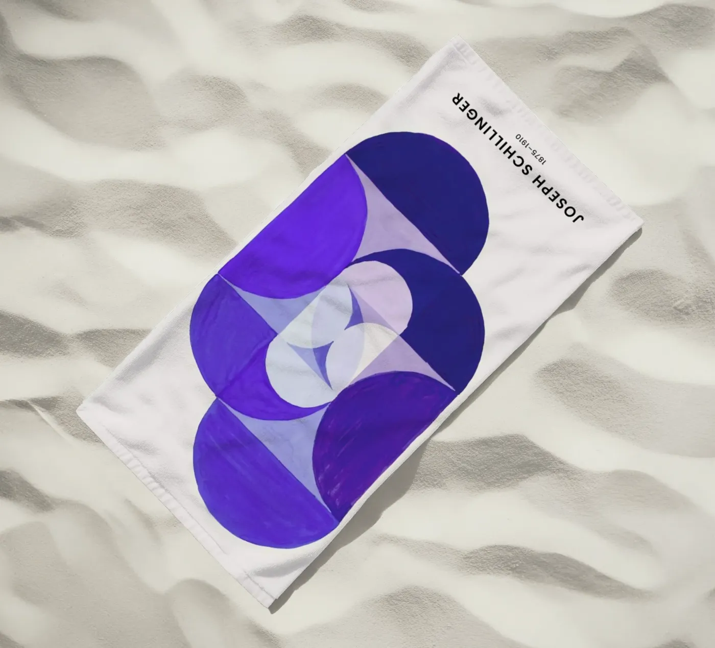 Schillinger - Key Blue telo mare da Vintage by JUNIQE