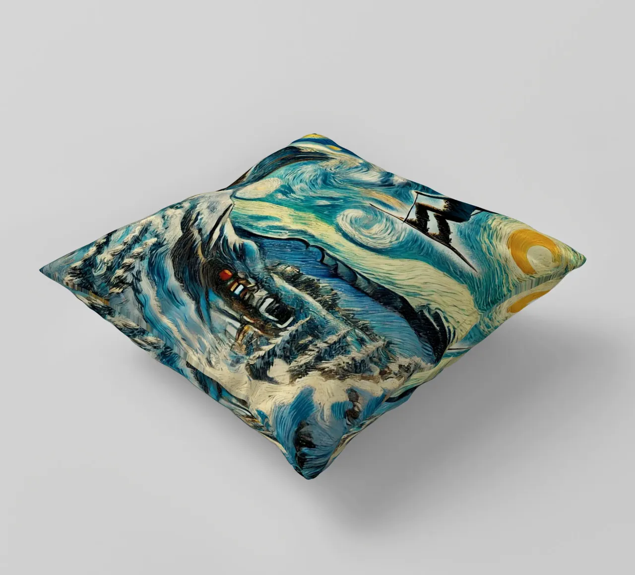Find the Wave cuscino da Vintage Van Gogh