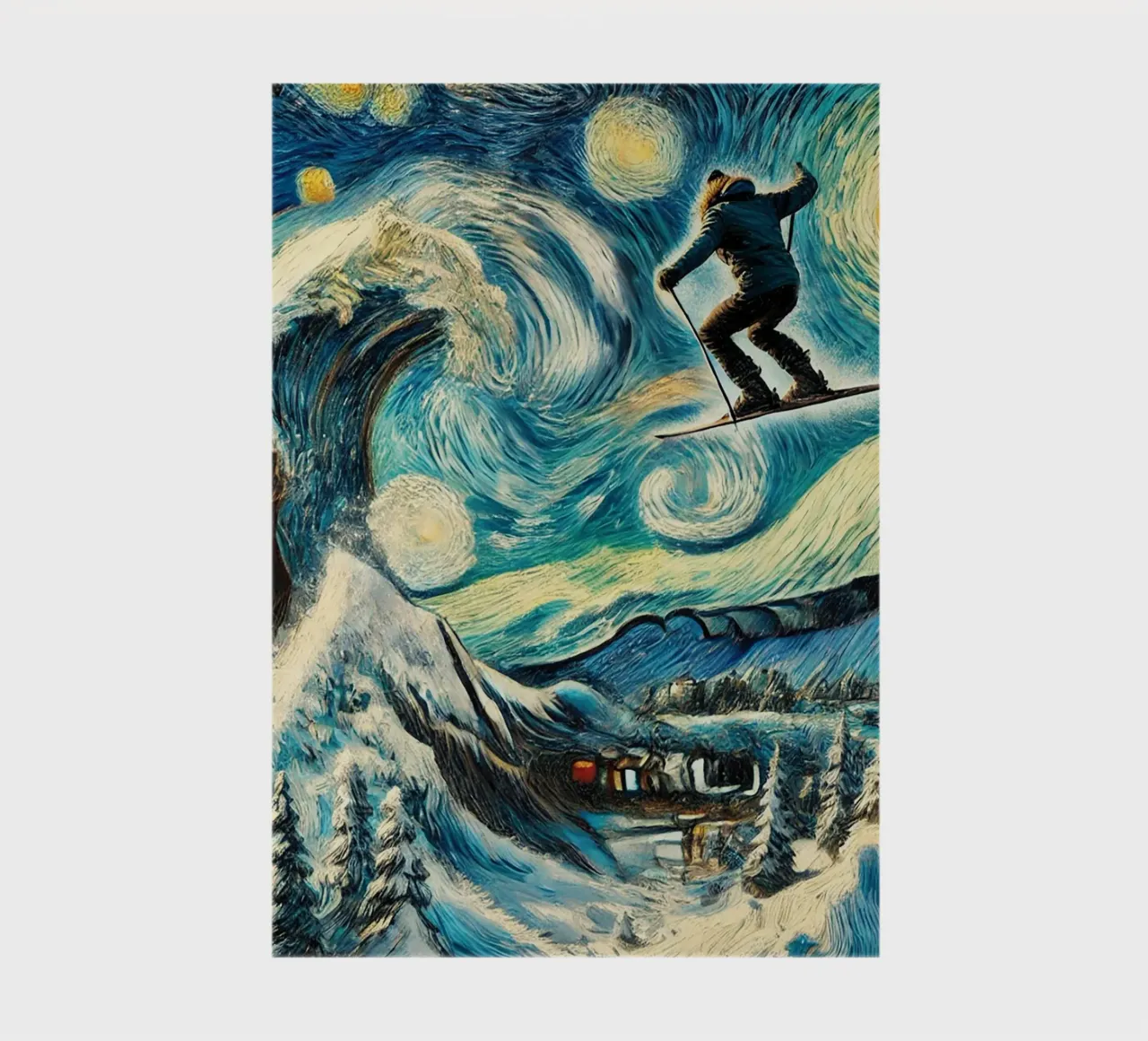 Find the Wave notebook by Vintage Van Gogh