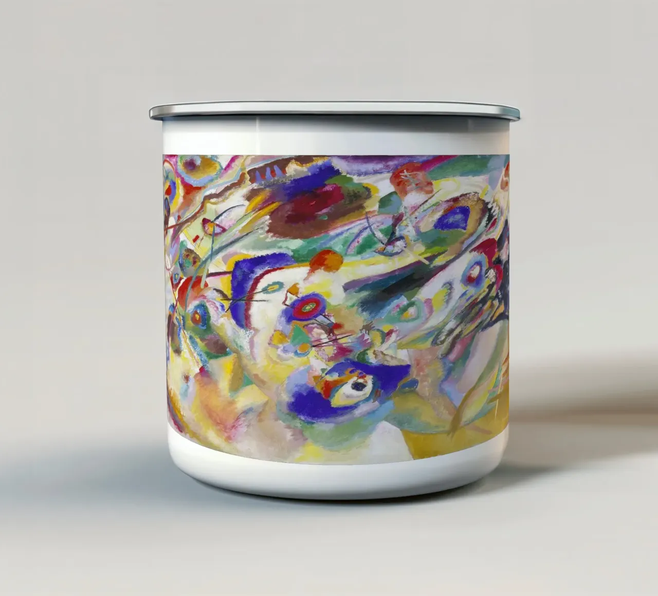 Wassily Kandinsky tazza in smalto da Maegan