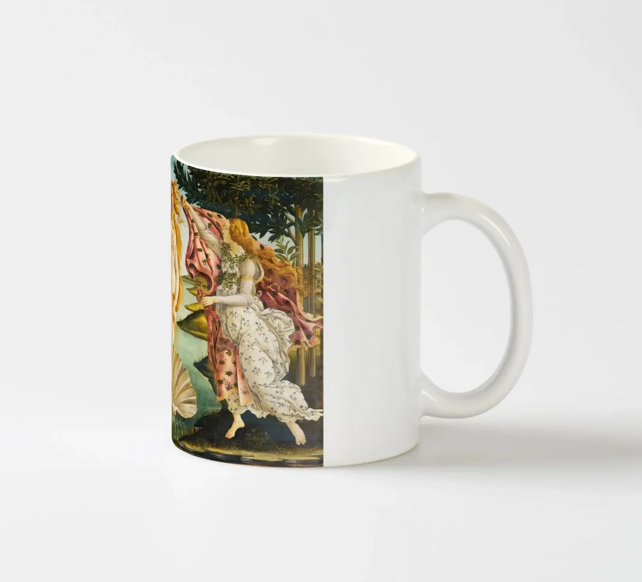 The Birth of Venus by Sandro Botticelli ceramic mug by Art History