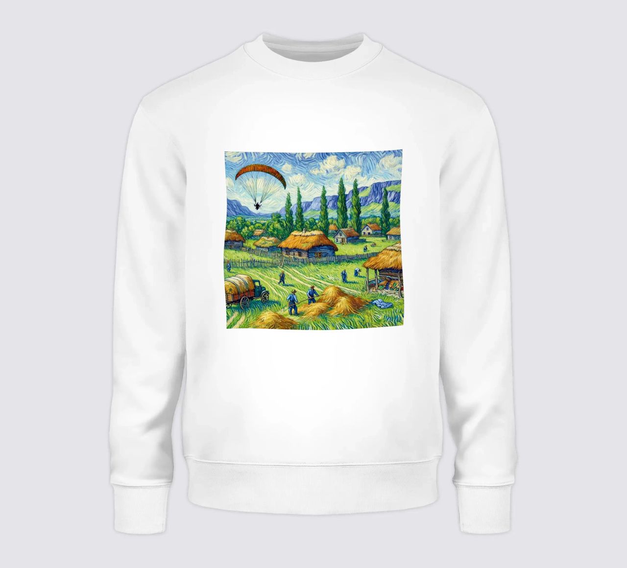 Glide into the Hay felpa da Vintage Van Gogh