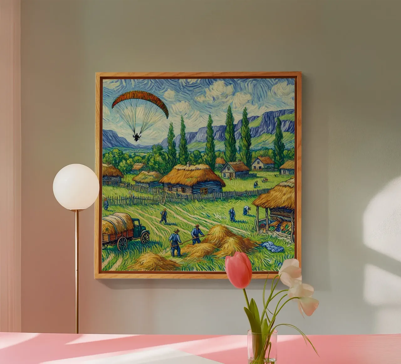 Glide into the Hay plexiglass da Vintage Van Gogh