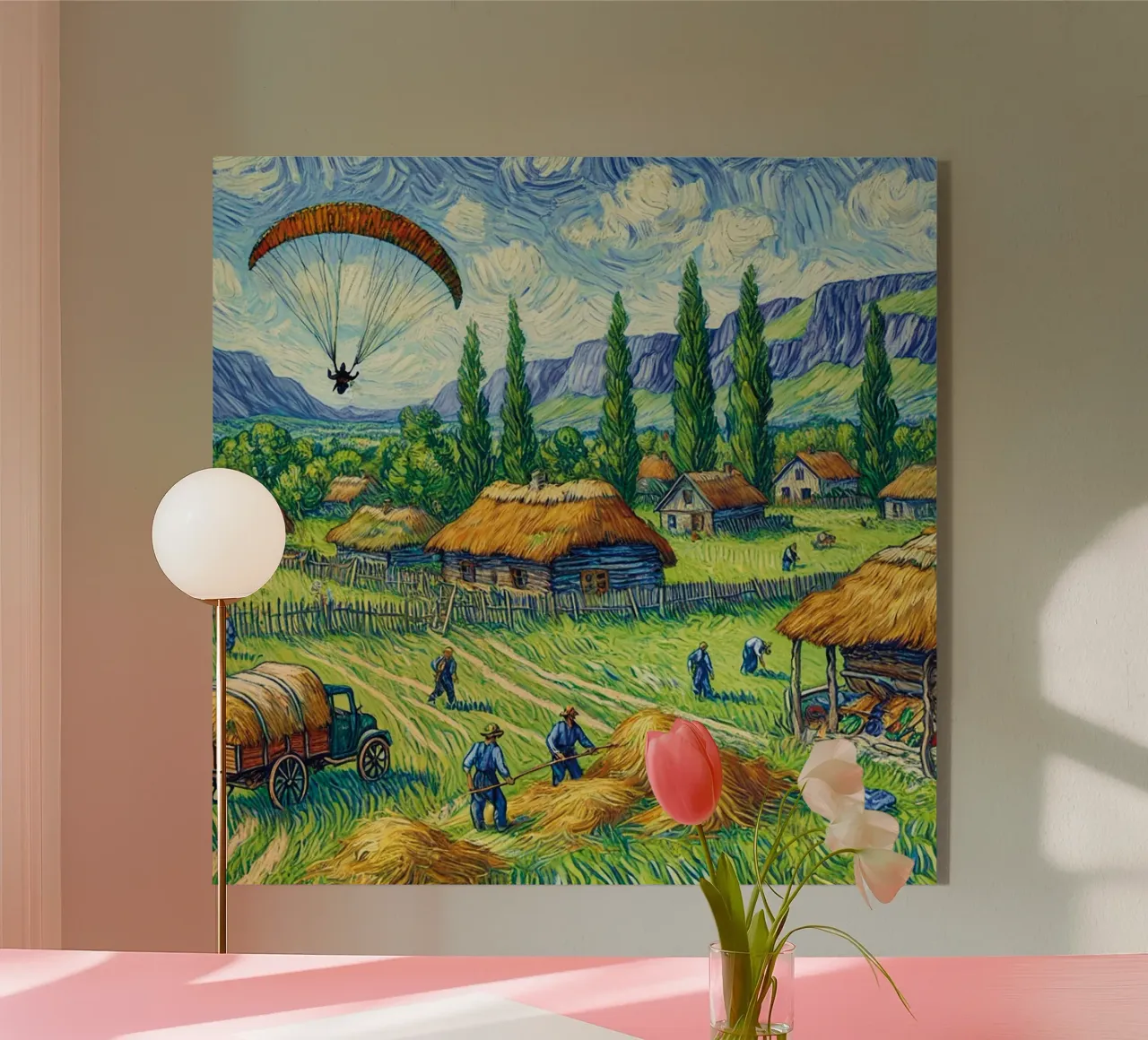 Glide into the Hay plexiglass da Vintage Van Gogh