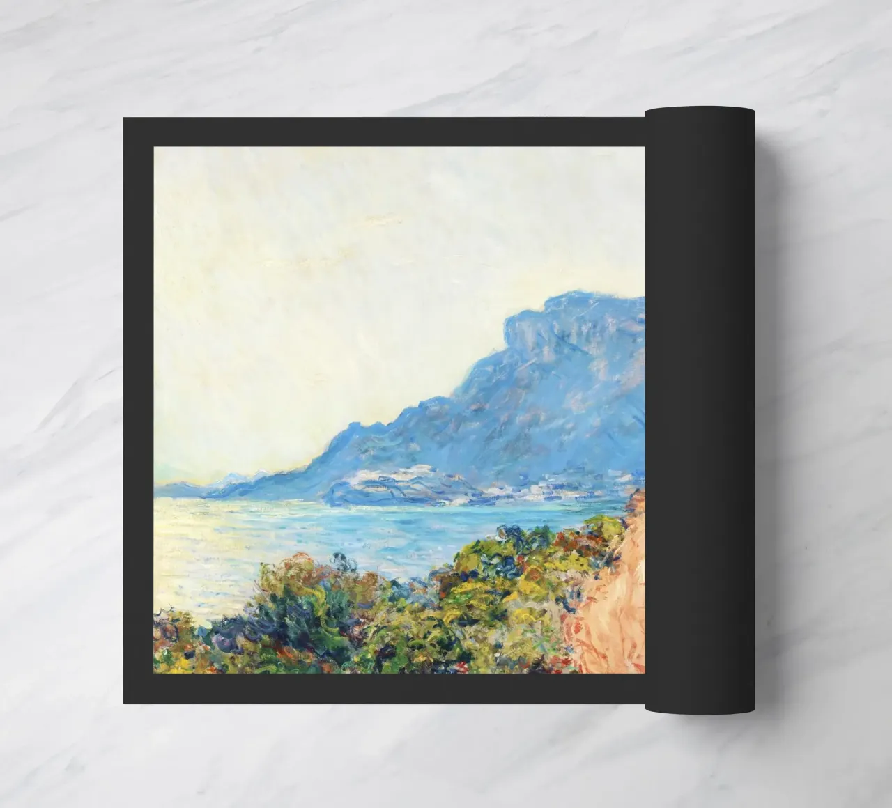 La Corniche presso Monaco di Claude Monet zerbino da Monet Art Prints