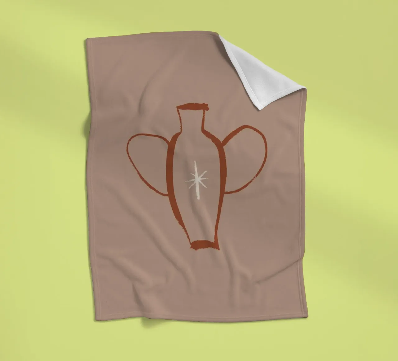 Calm Line No 08 coperta in pile da treechild