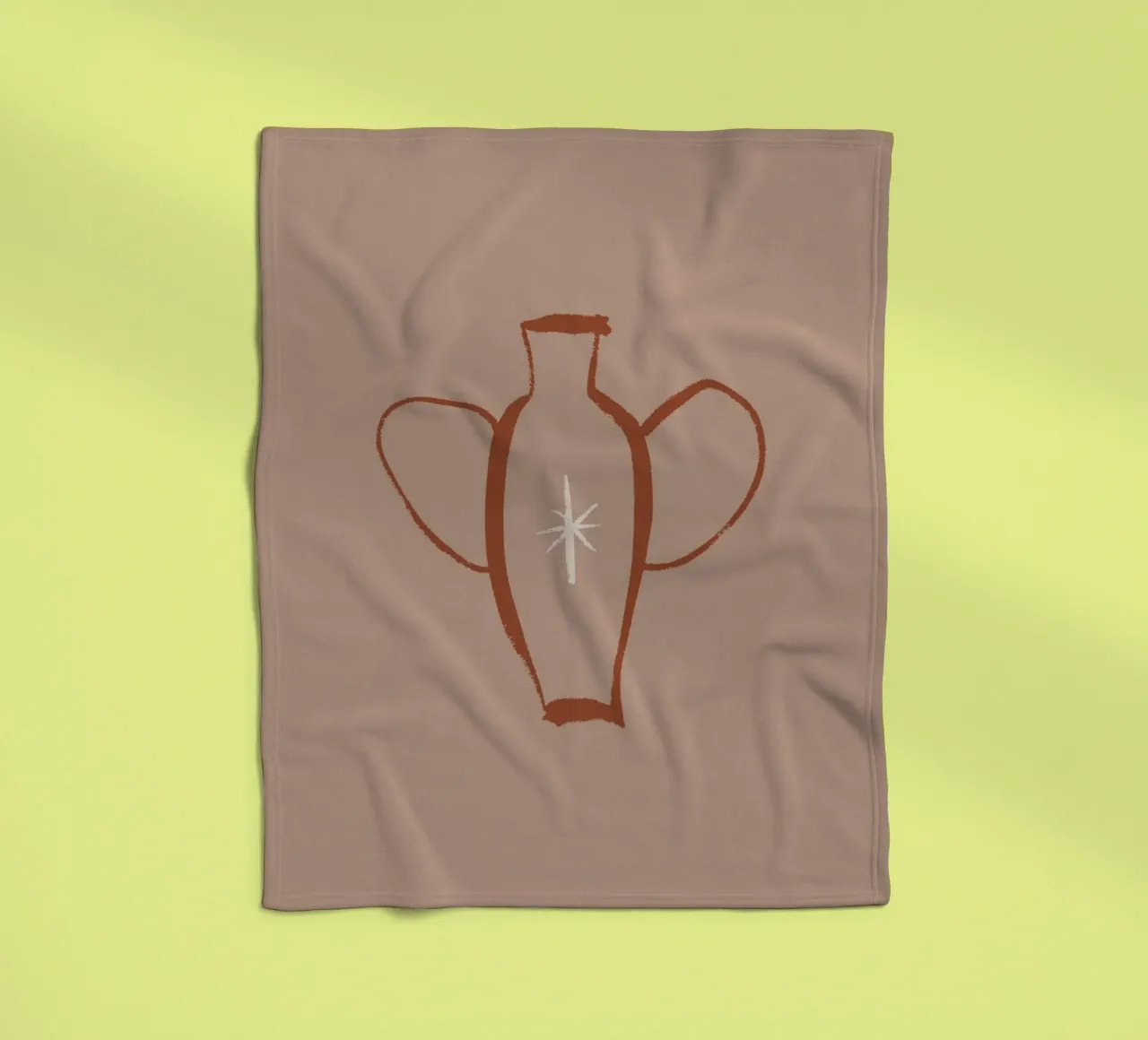 Calm Line No 08 coperta in pile da treechild