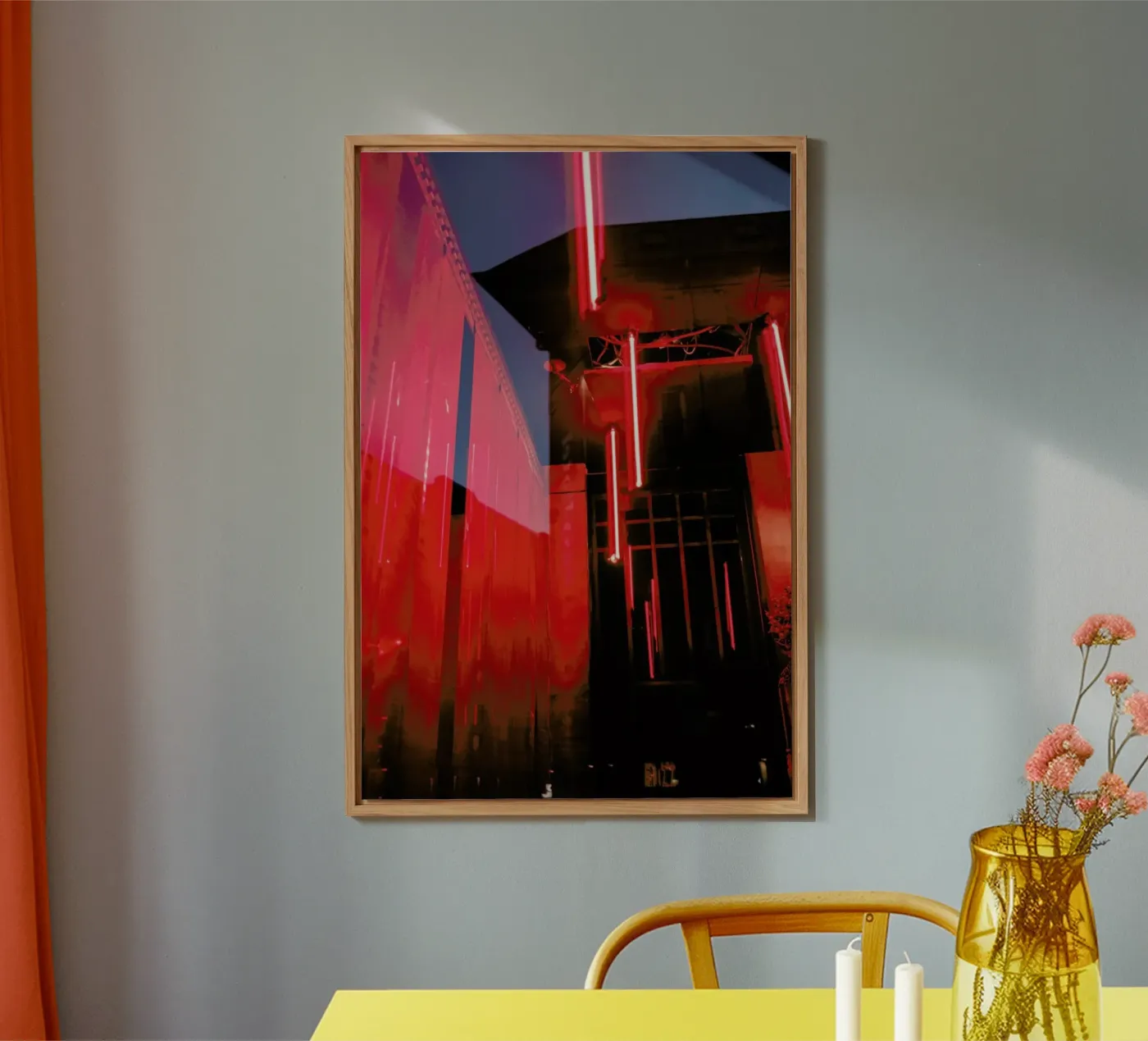 Red Room alluminio dibond da Sebastian Hilgetag