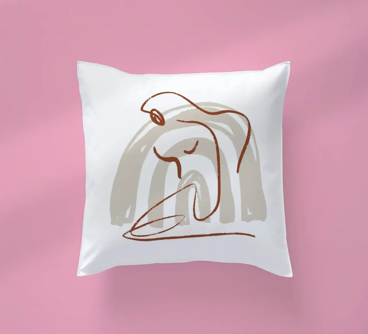 Calm Line No 09 cuscino da treechild