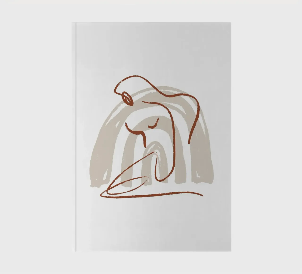 Calm Line No 09 notebook by treechild