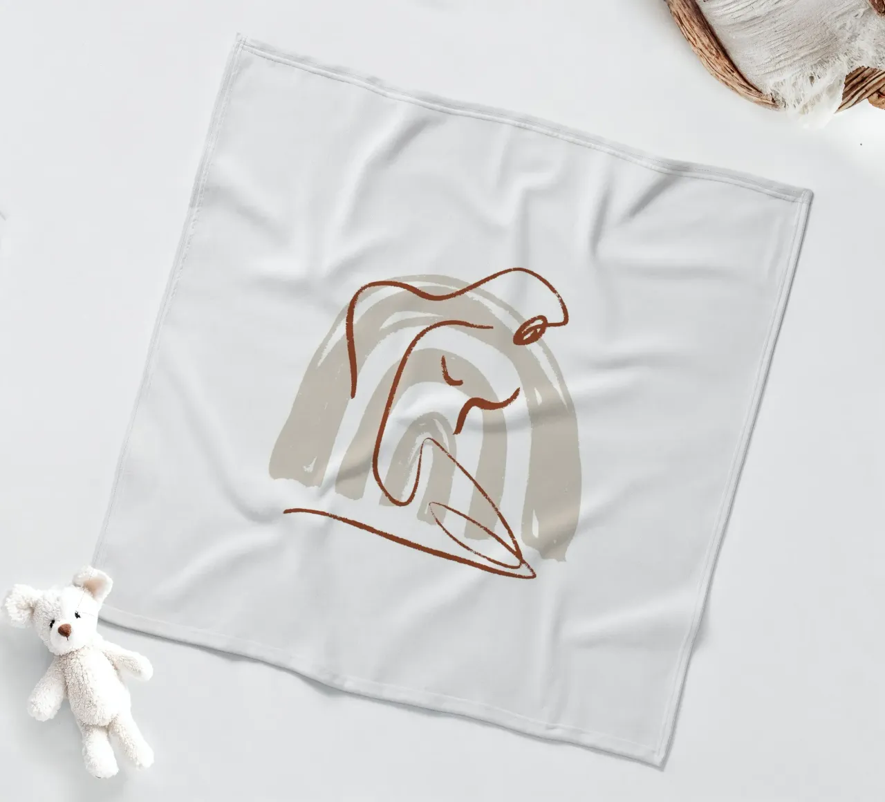 Calm Line No 09 coperta in pile da treechild