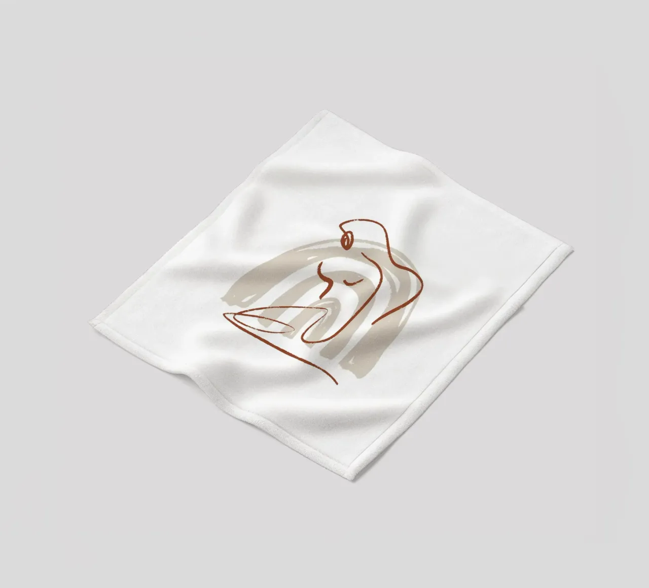 Calm Line No 09 coperta in pile da treechild
