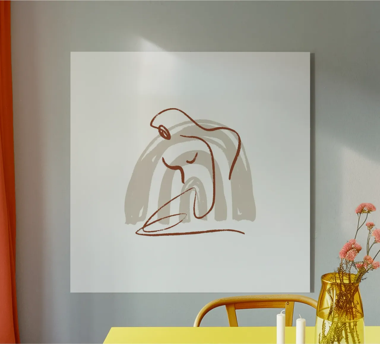 Calm Line No 09 plexiglass da treechild