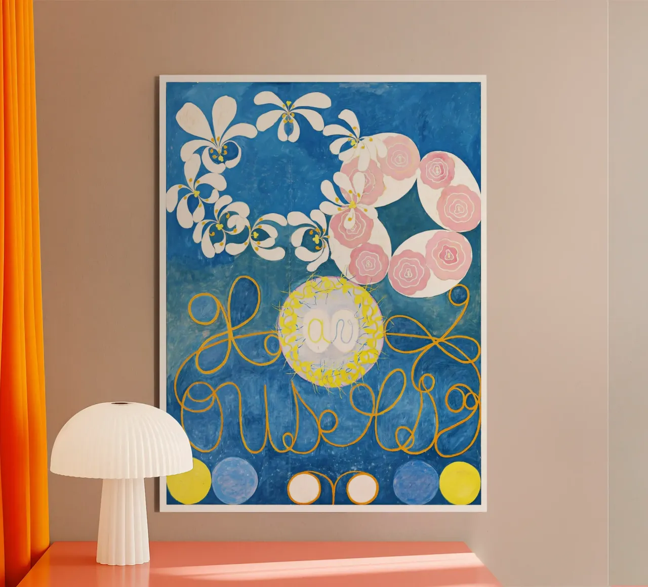 Gruppo d'infanzia IV (1907) di Hilma af Klint alluminio dibond da Venus Art