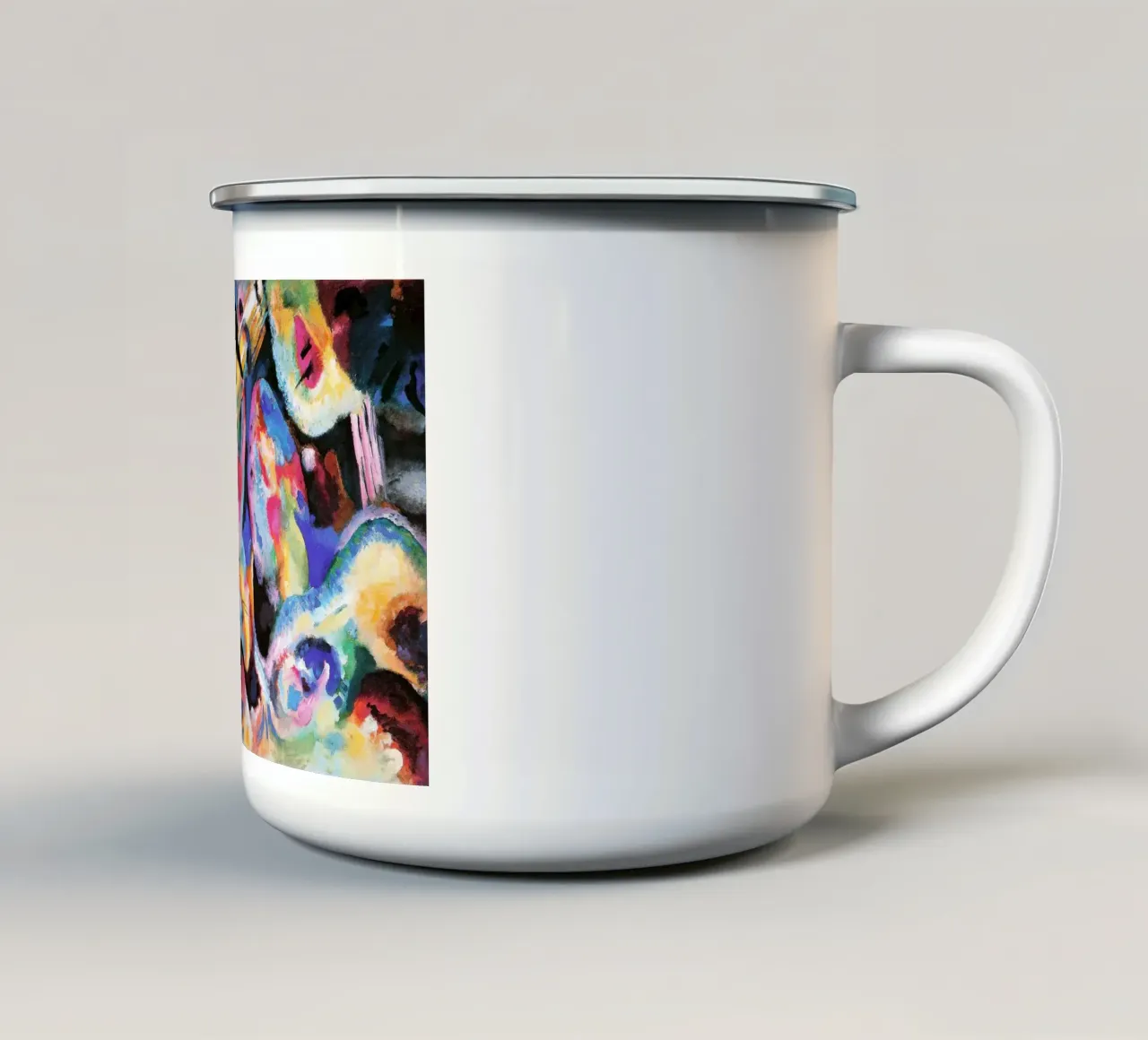 Wassily Kandinsky tazza in smalto da Maegan