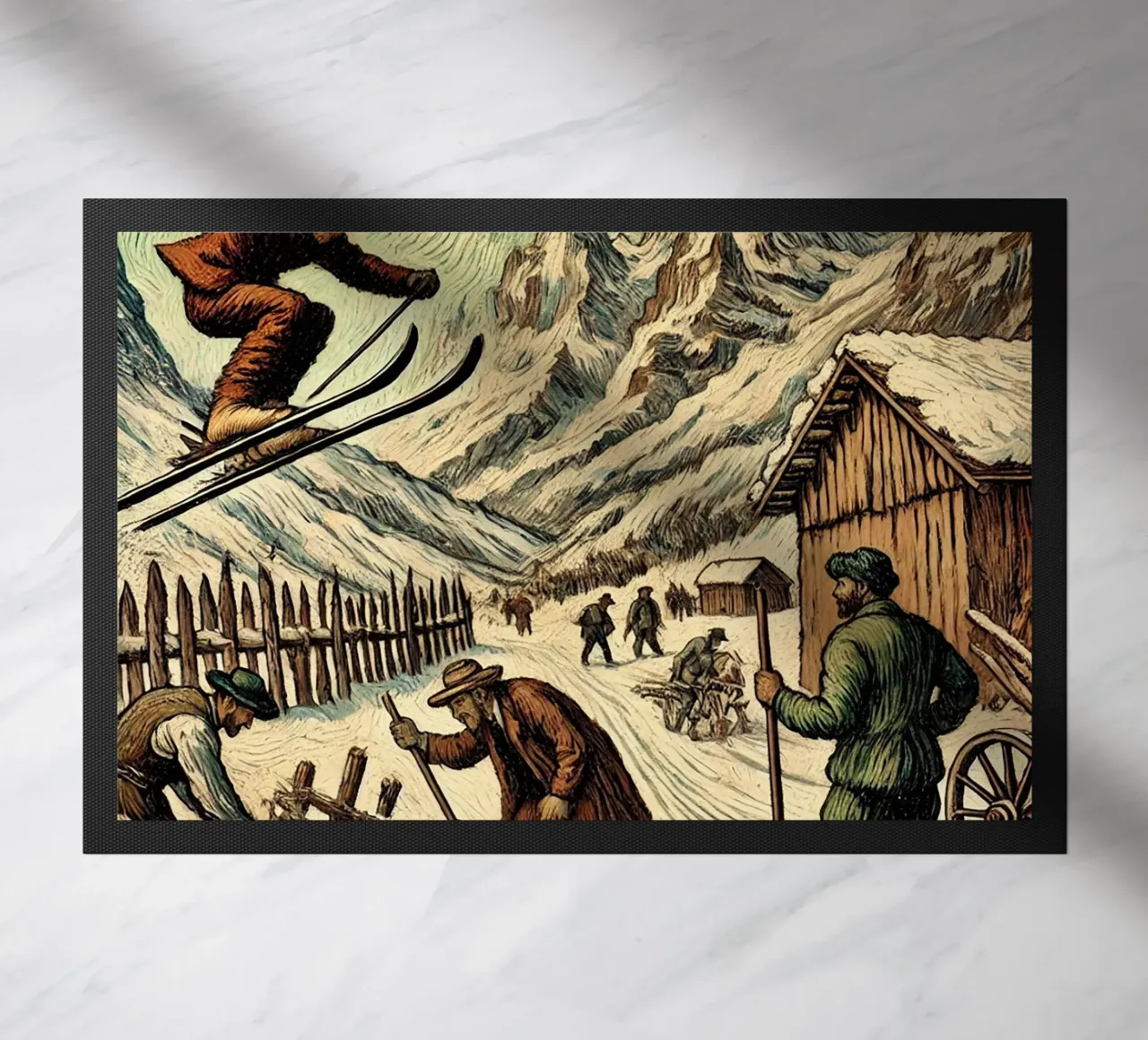 Alpine Grandpa zerbino da Vintage Van Gogh