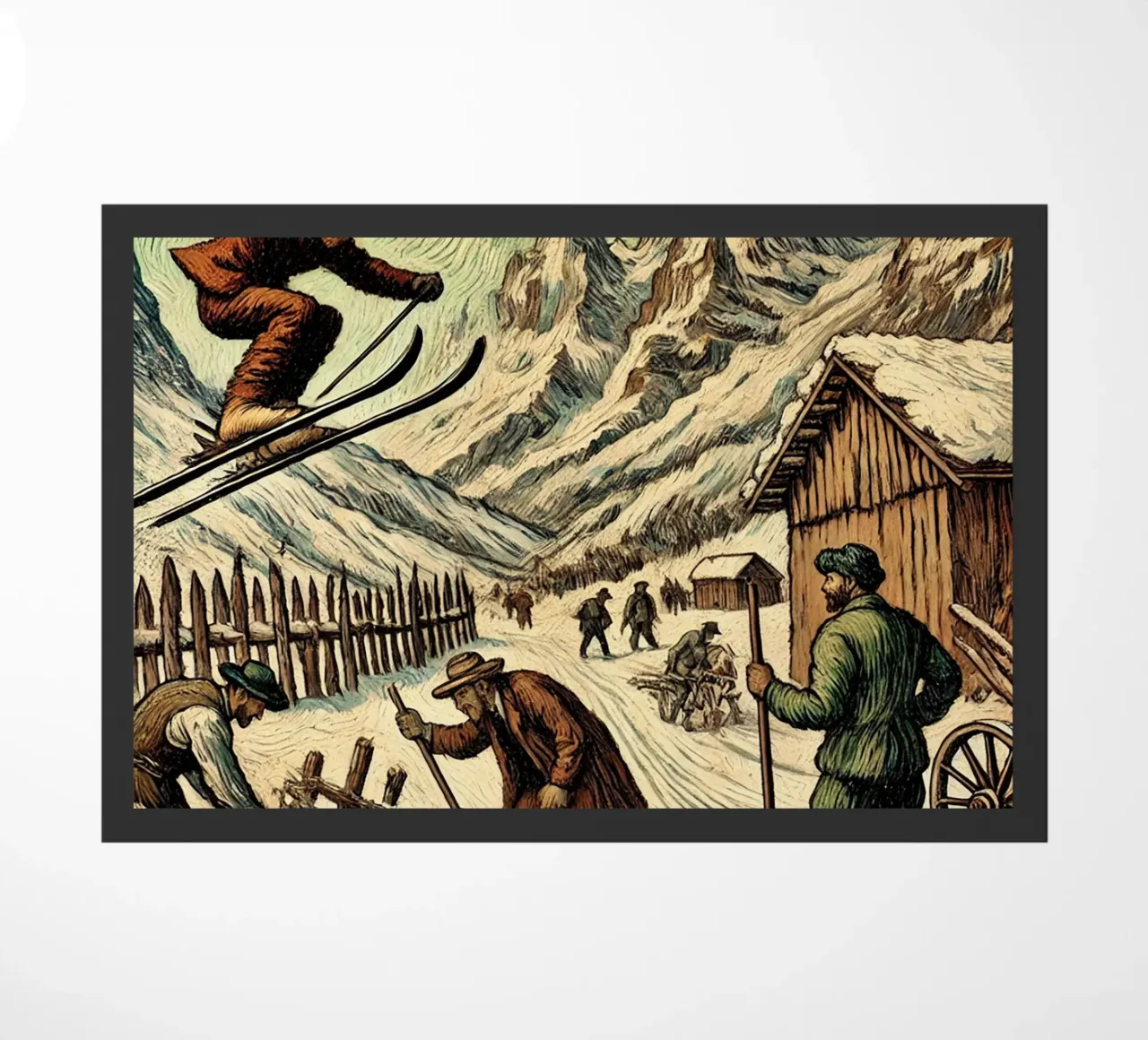 Alpine Grandpa zerbino da Vintage Van Gogh