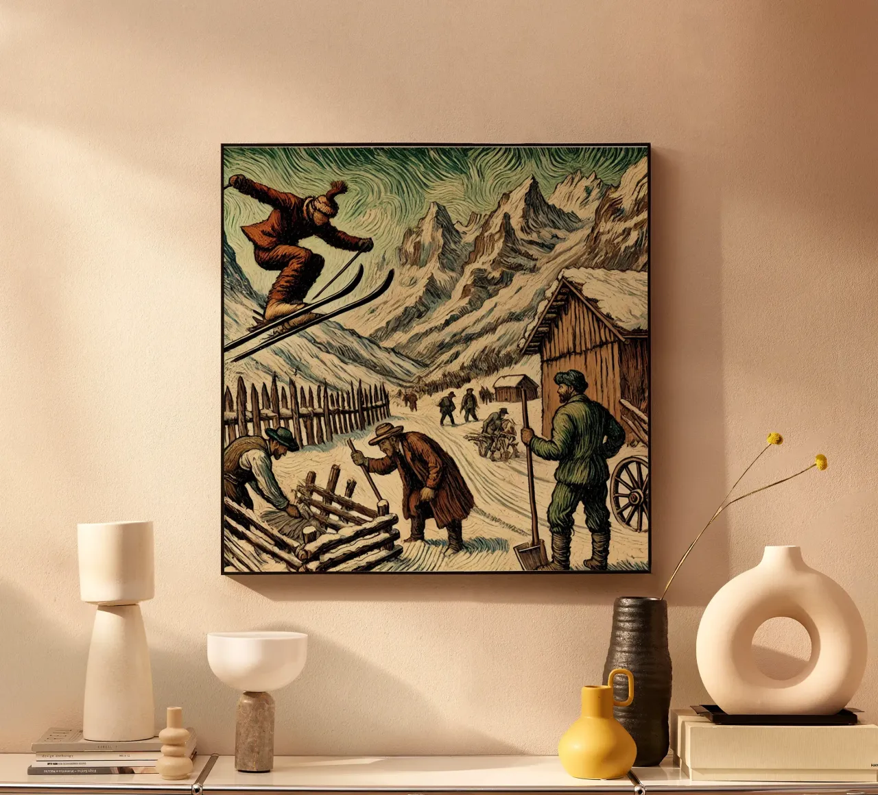 Alpine Grandpa plexiglass da Vintage Van Gogh