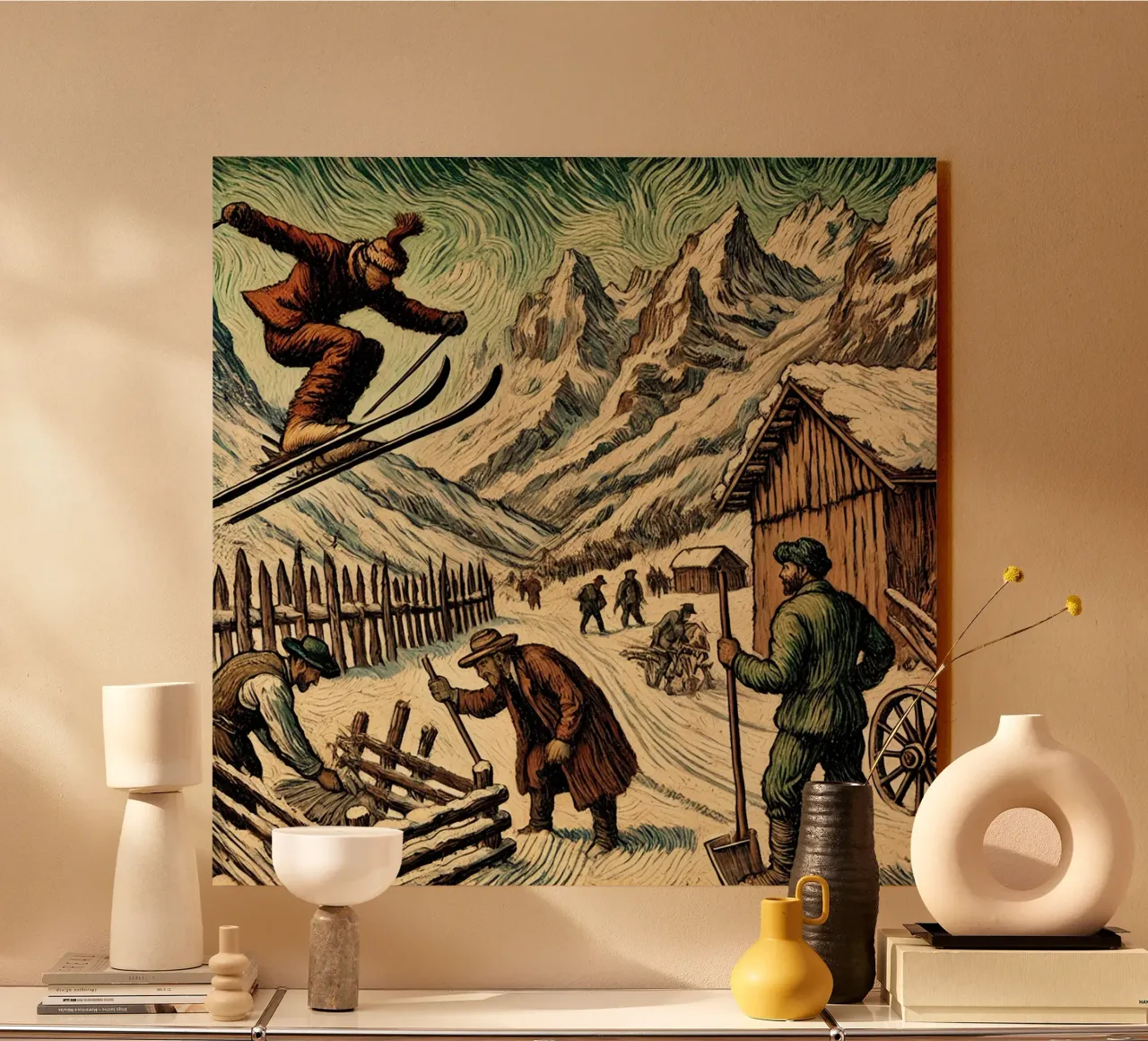 Alpine Grandpa plexiglass da Vintage Van Gogh