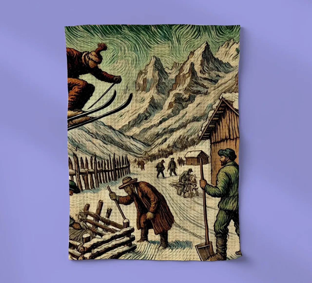 Alpine Grandpa canovaccio da cucina da Vintage Van Gogh